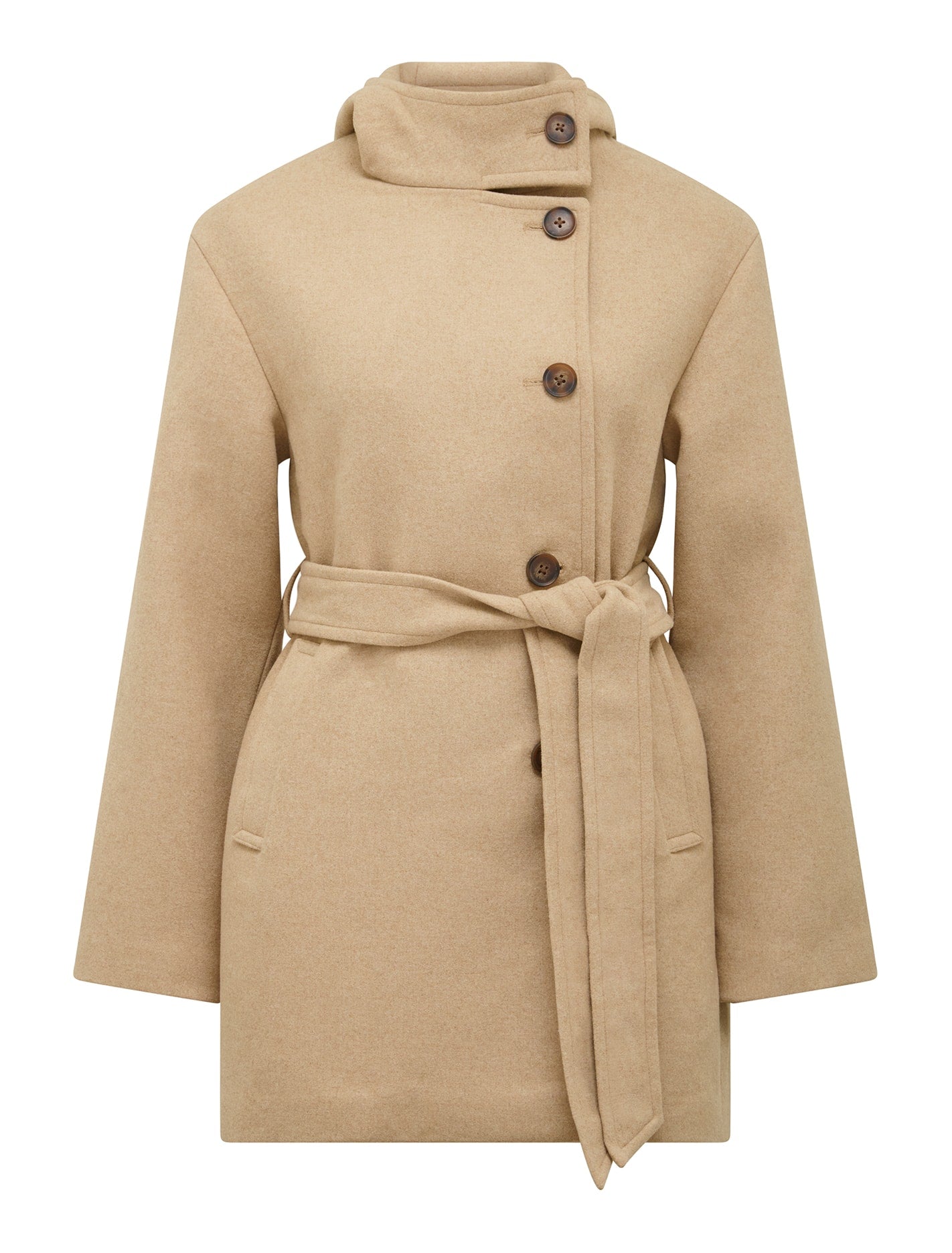 Shaylah Hooded Coat Soft Camel_mannequin