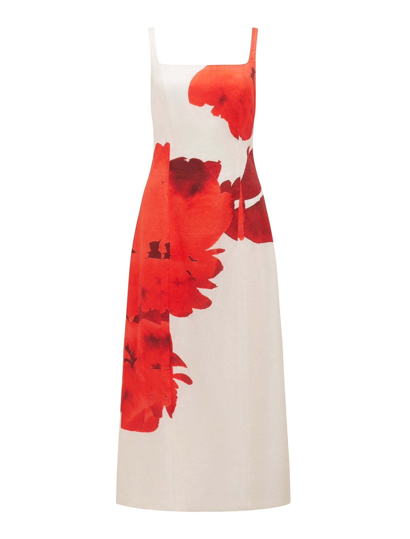Mason Column Midi Dress Large Devi Floral_mannequin