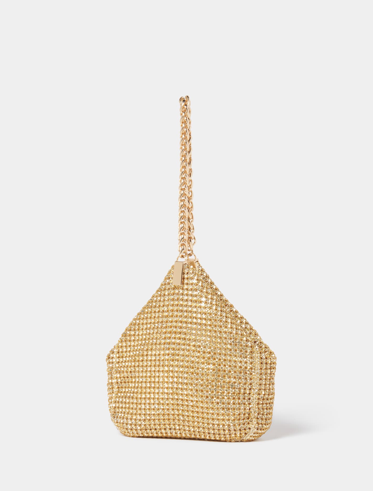 Cleo Chain Strap Pouch Gold_mannequin