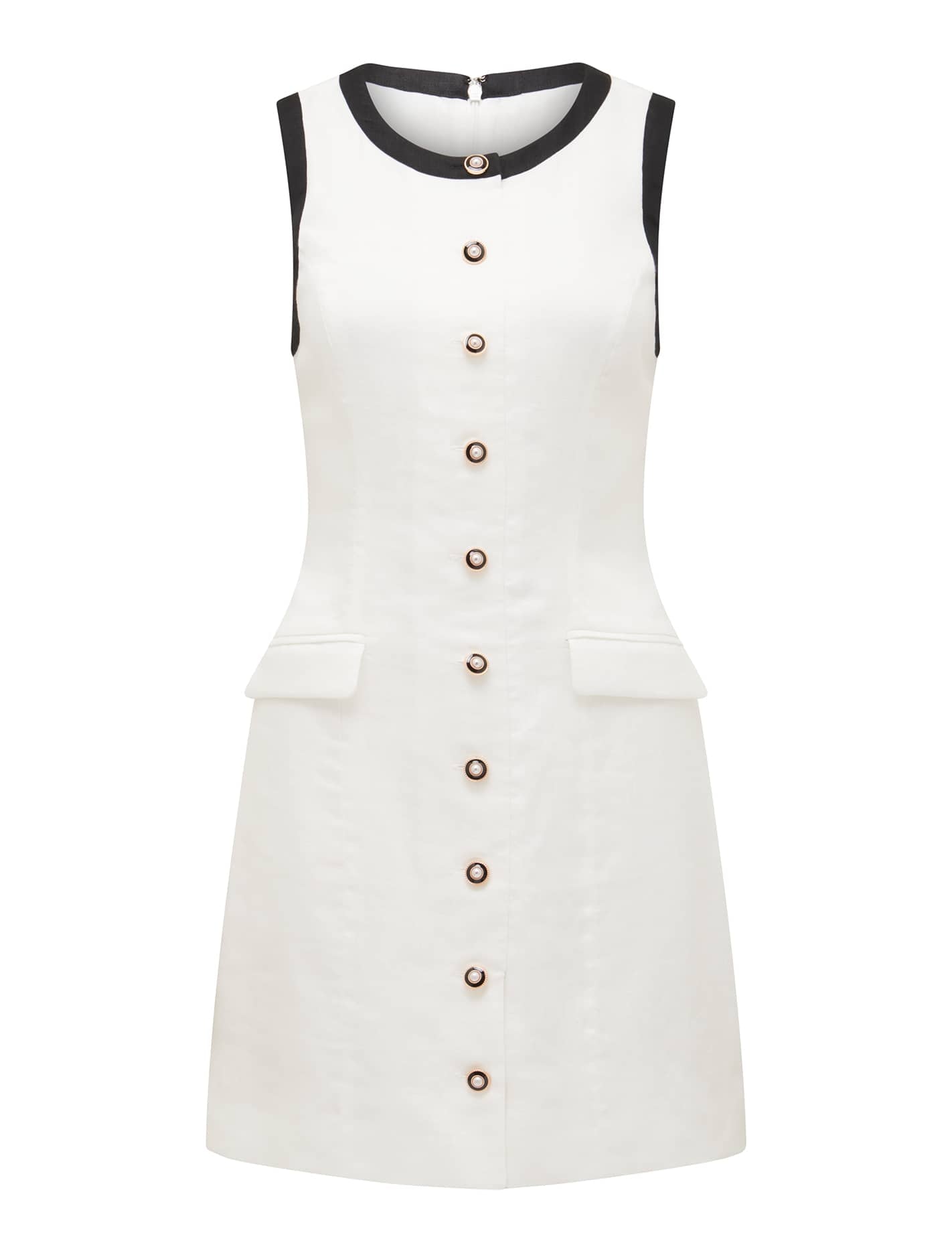 Montana Petite Contrast Shift Mini Porcelain & Black_mannequin