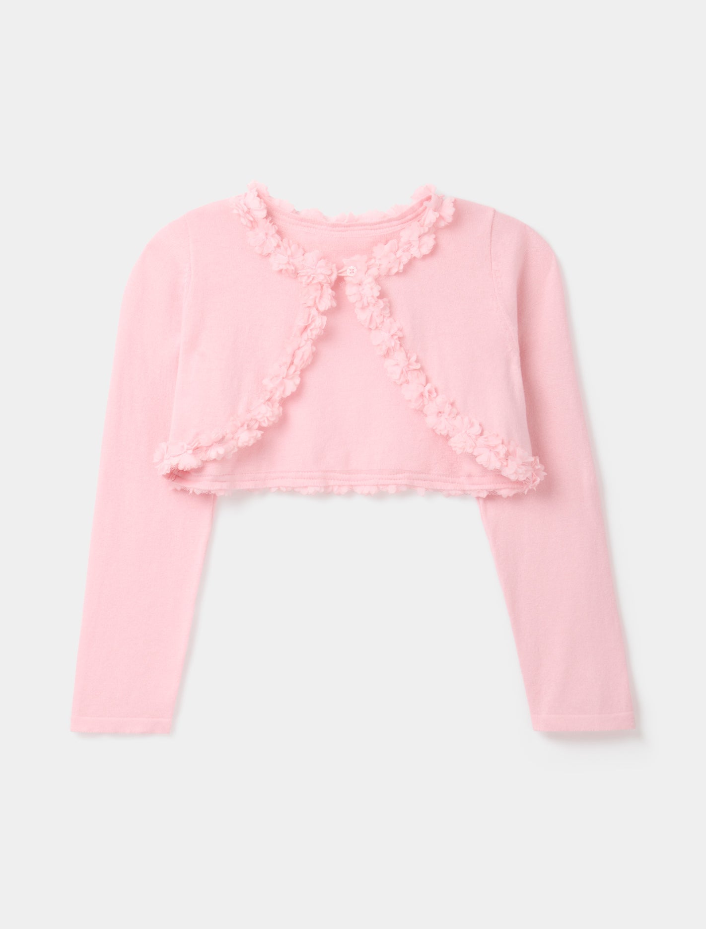 Betty Flower Girls Cardigan Pink Lemonade_mannequin