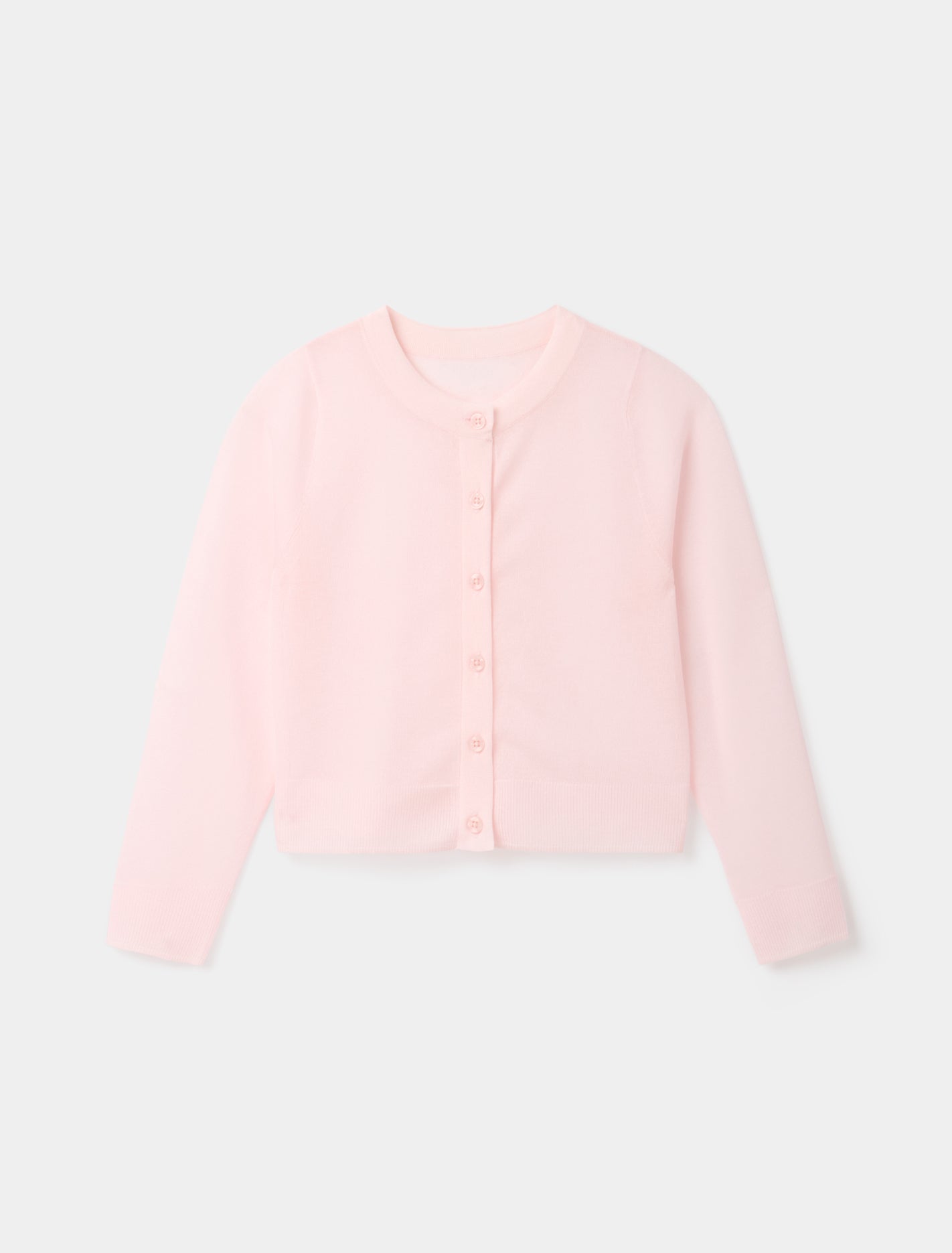 Juliet Gossamer Girls Cardigan Lilac Fog_mannequin