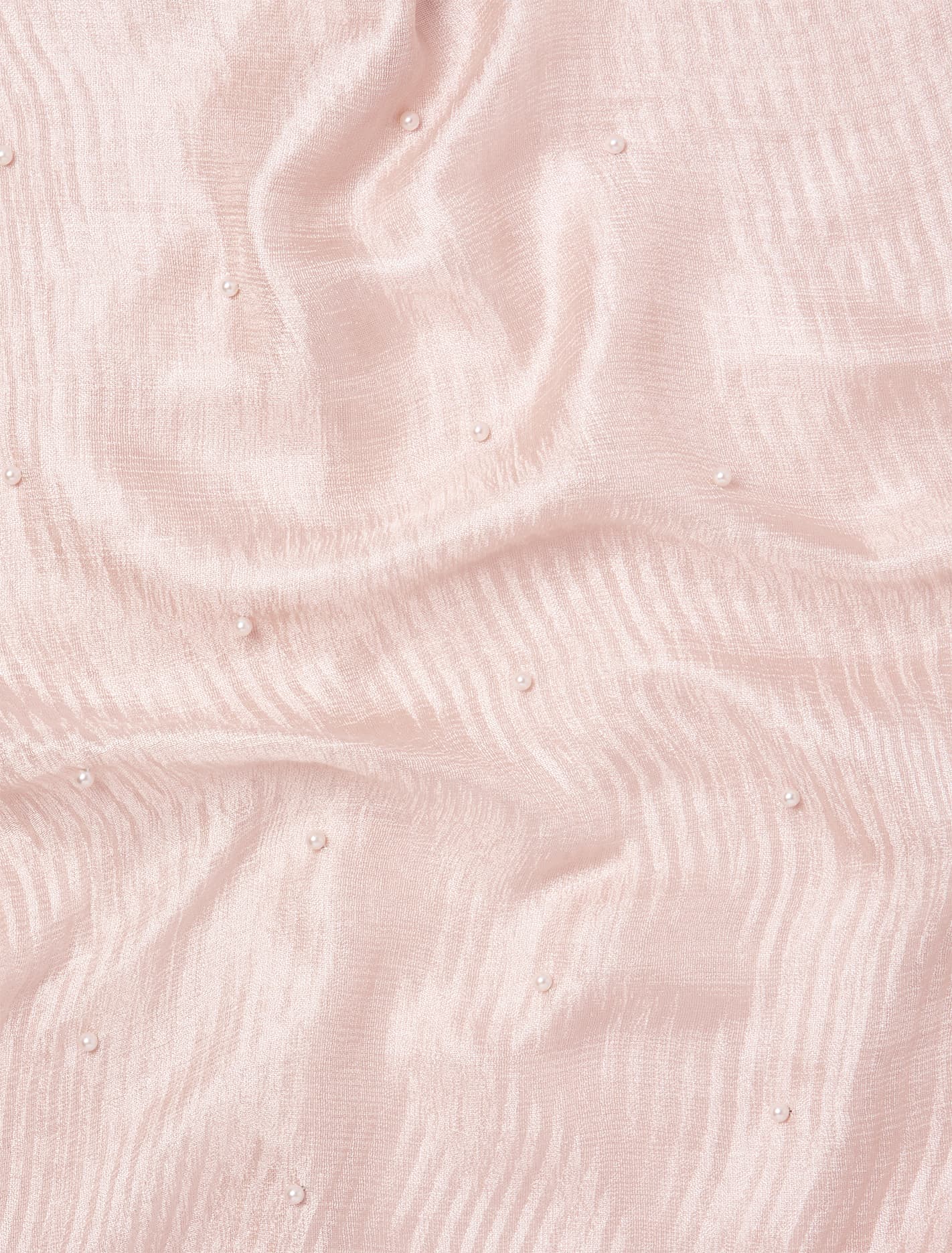 Pearl Pleated Scarf Blush_mannequin