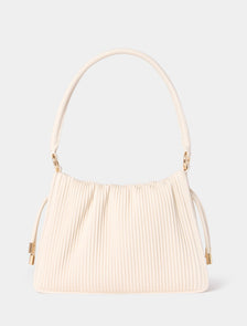 Palmer Medium Pleat Bag Ivory_mannequin