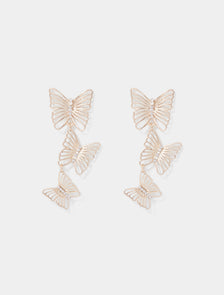Sorina Layered Butterfly Earring Gold_mannequin