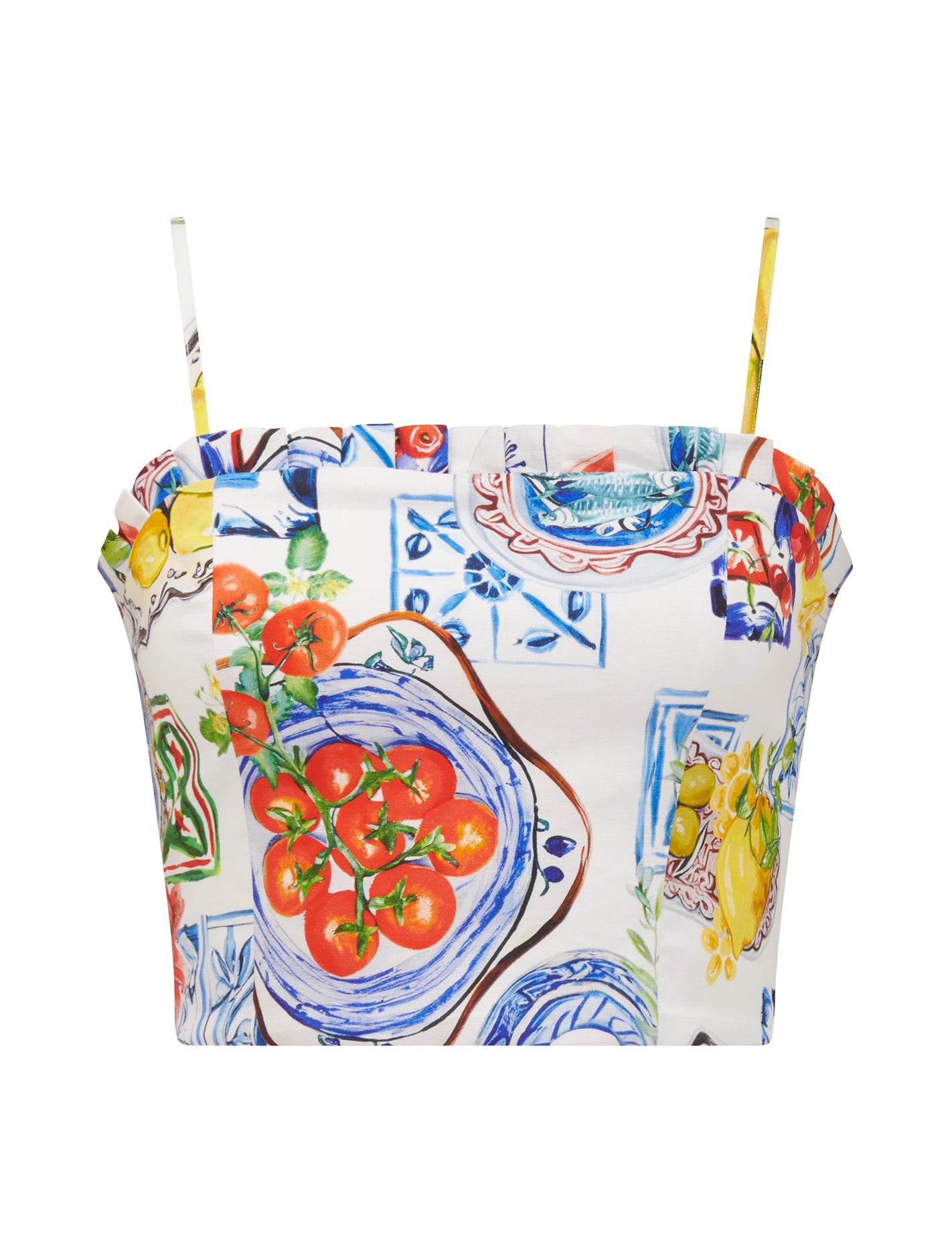 Phoenix Bandeau Top Sorrento Tile Co-ord_mannequin
