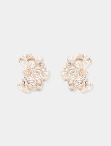 Fallon Large Flower Earring Gold_mannequin