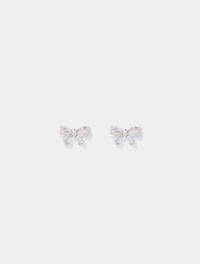 Bellina CZ Bow Stud Crystal_mannequin