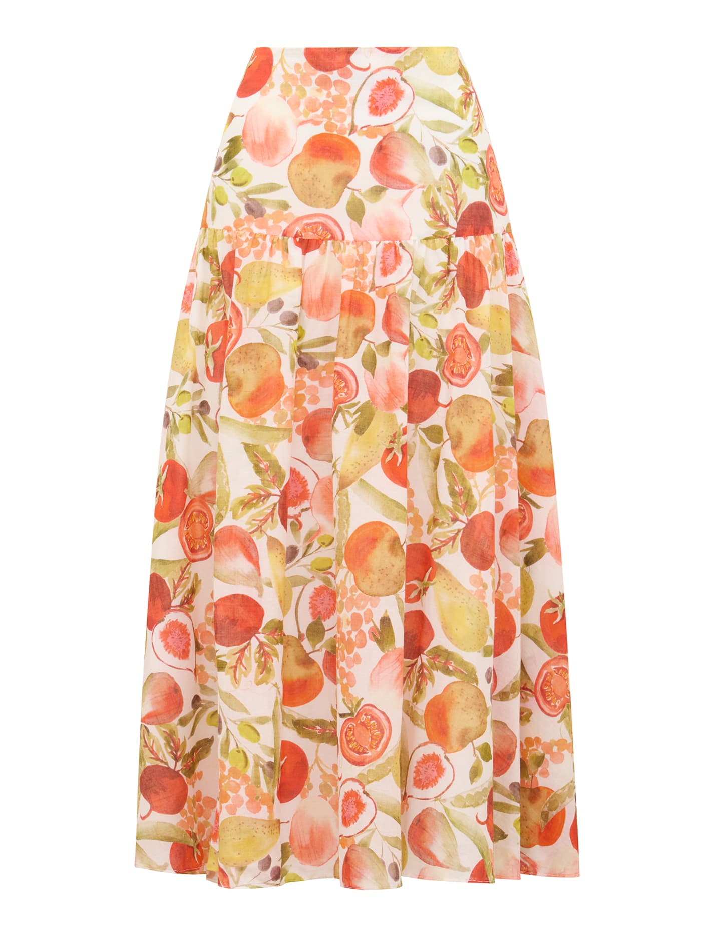 Flore Midi Skirt Garden Harvest Co-ord_mannequin