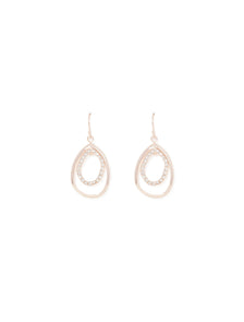 Riley Stone Ring Earring Rose Gold/Crystal_mannequin
