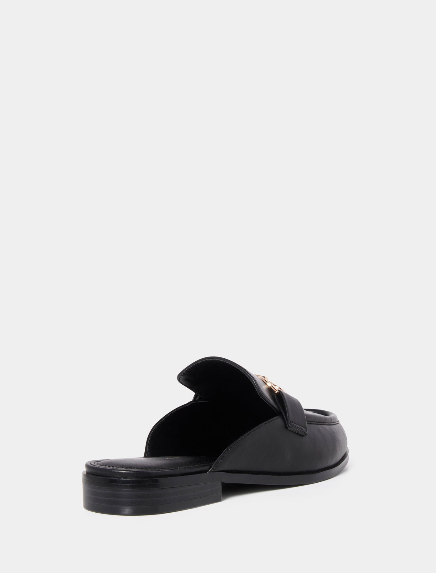 Betty Bit Trim Mule Loafers Black_mannequin