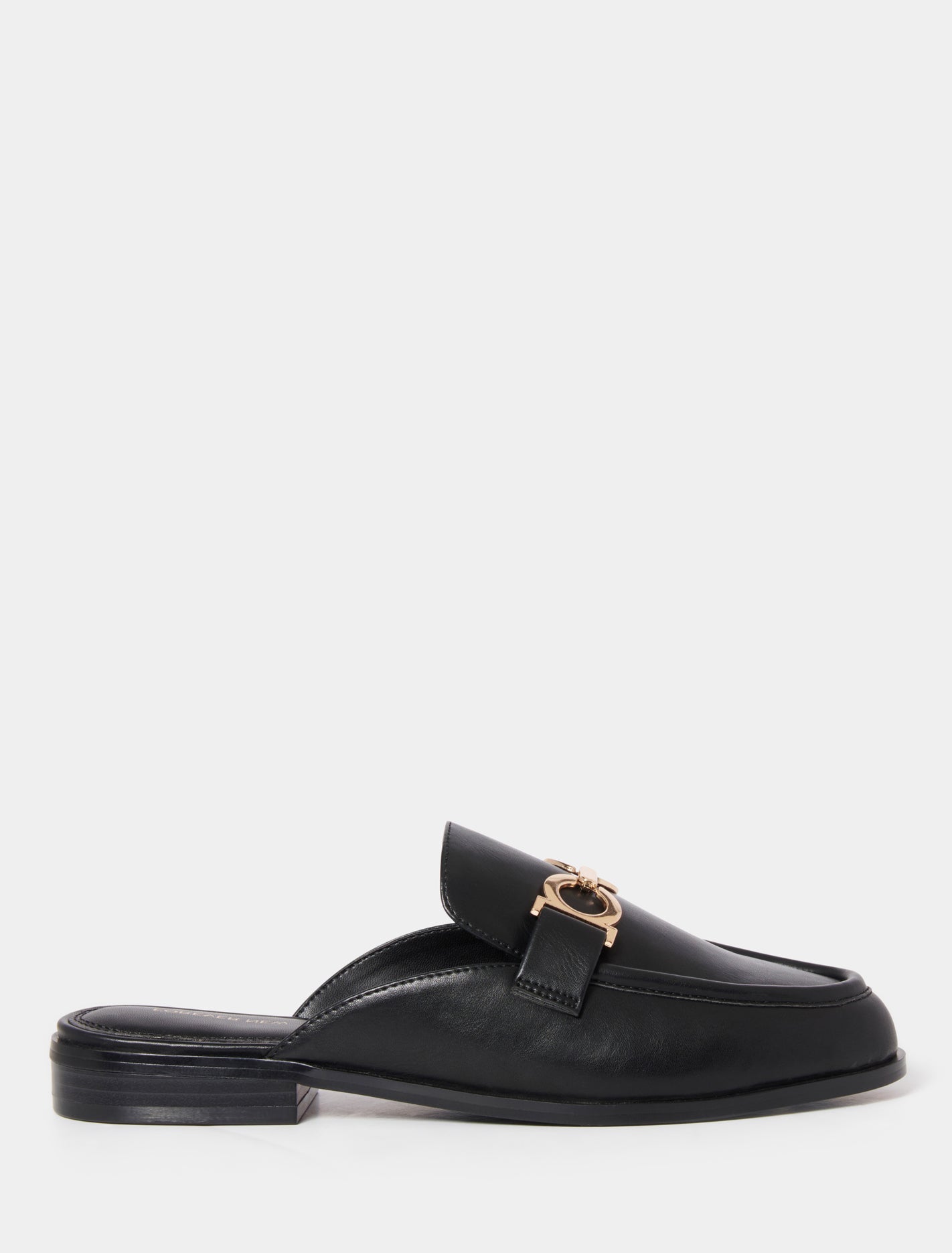 Betty Bit Trim Mule Loafers Black_mannequin