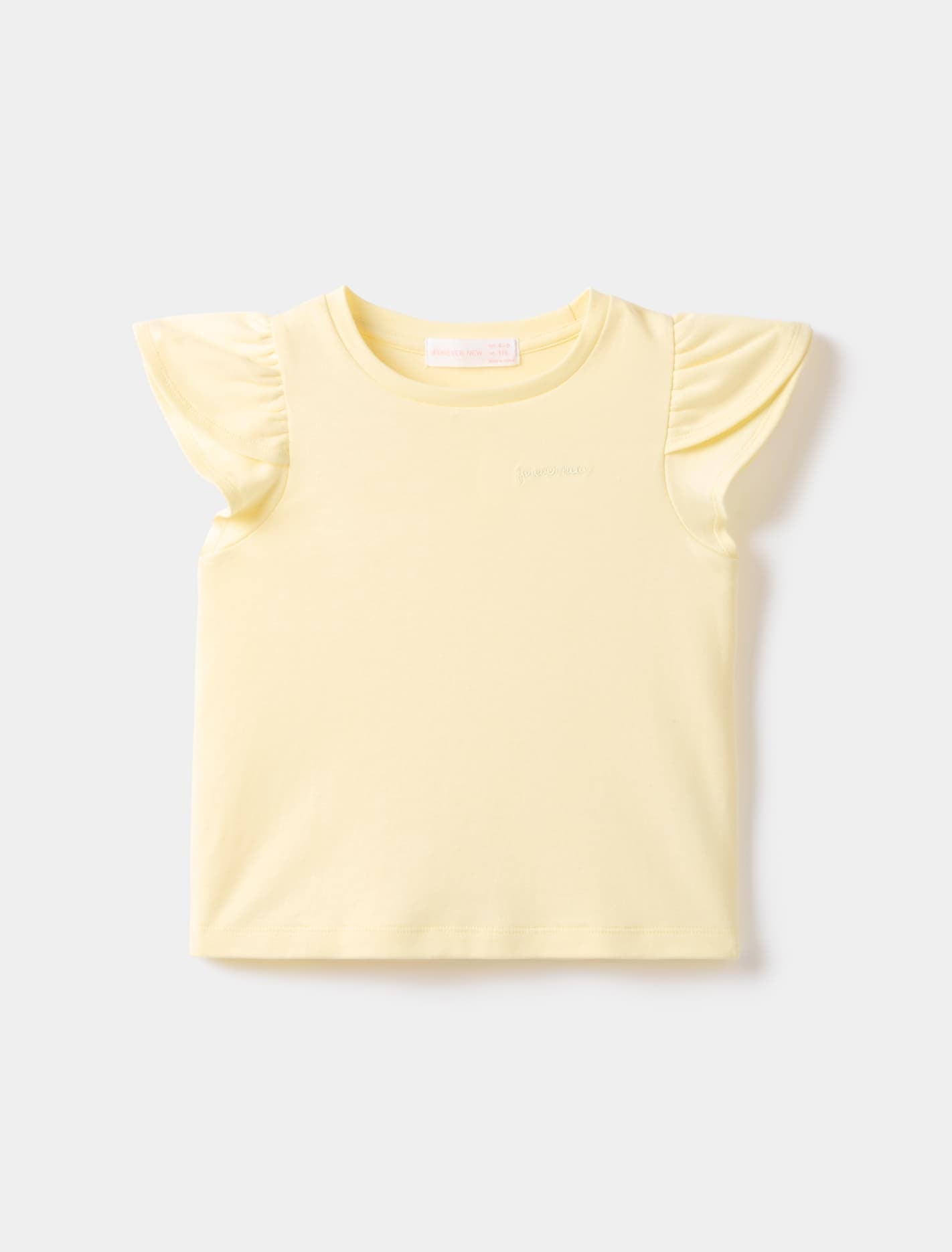 Bijou Embroidered T-Shirt Yellow Sorbet_mannequin
