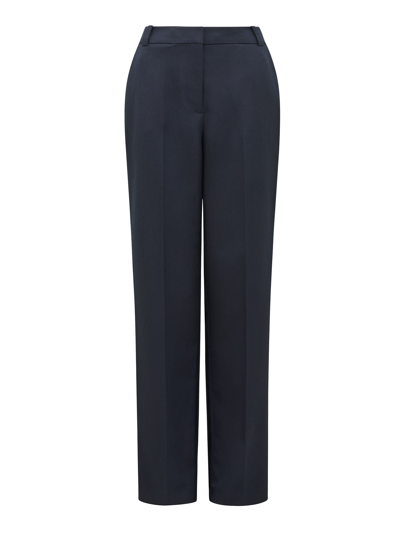 Carson Twill Straight-Leg Pants Navy Suit_mannequin