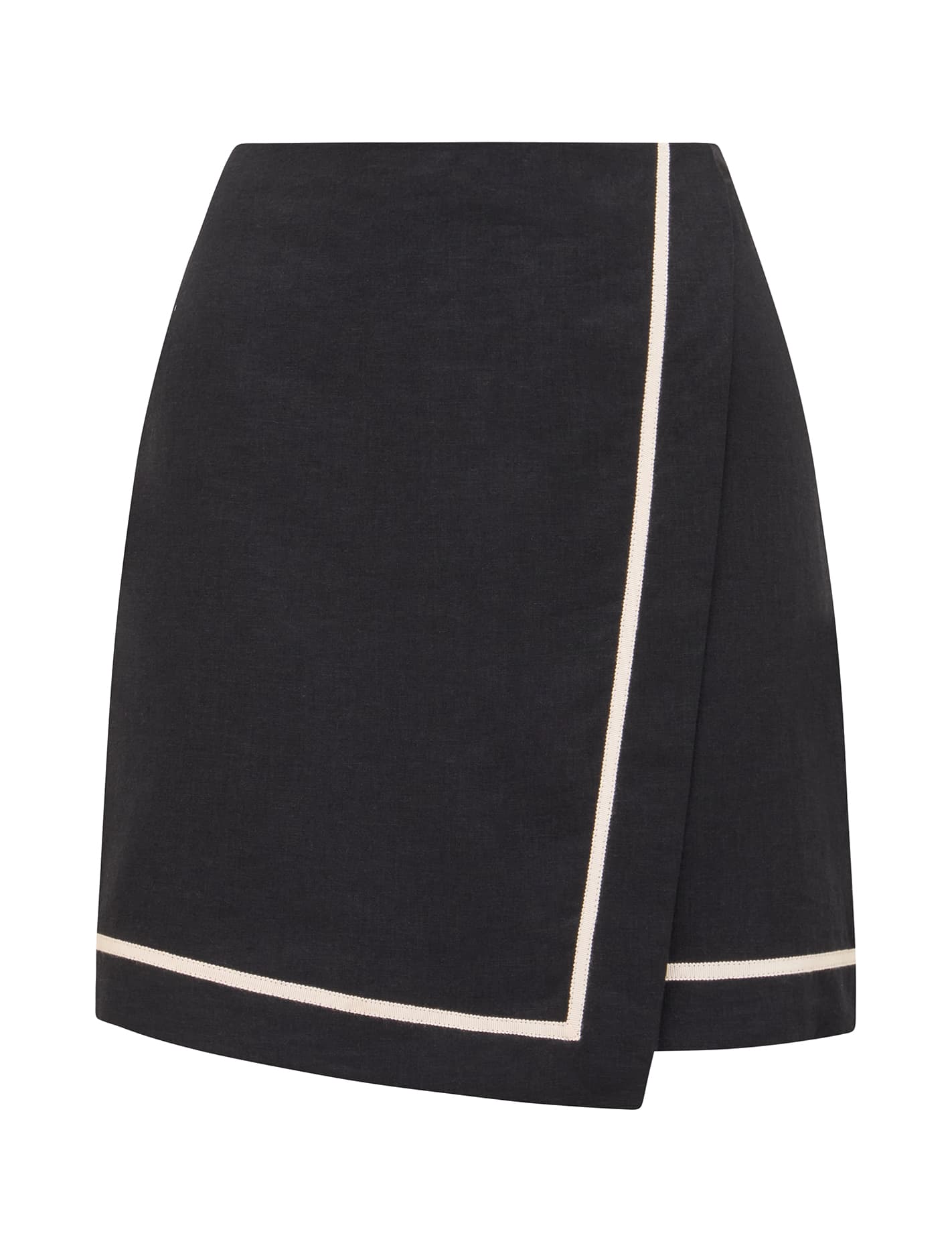 Claude Wrap Mini Skirt Black Co-Ord_mannequin