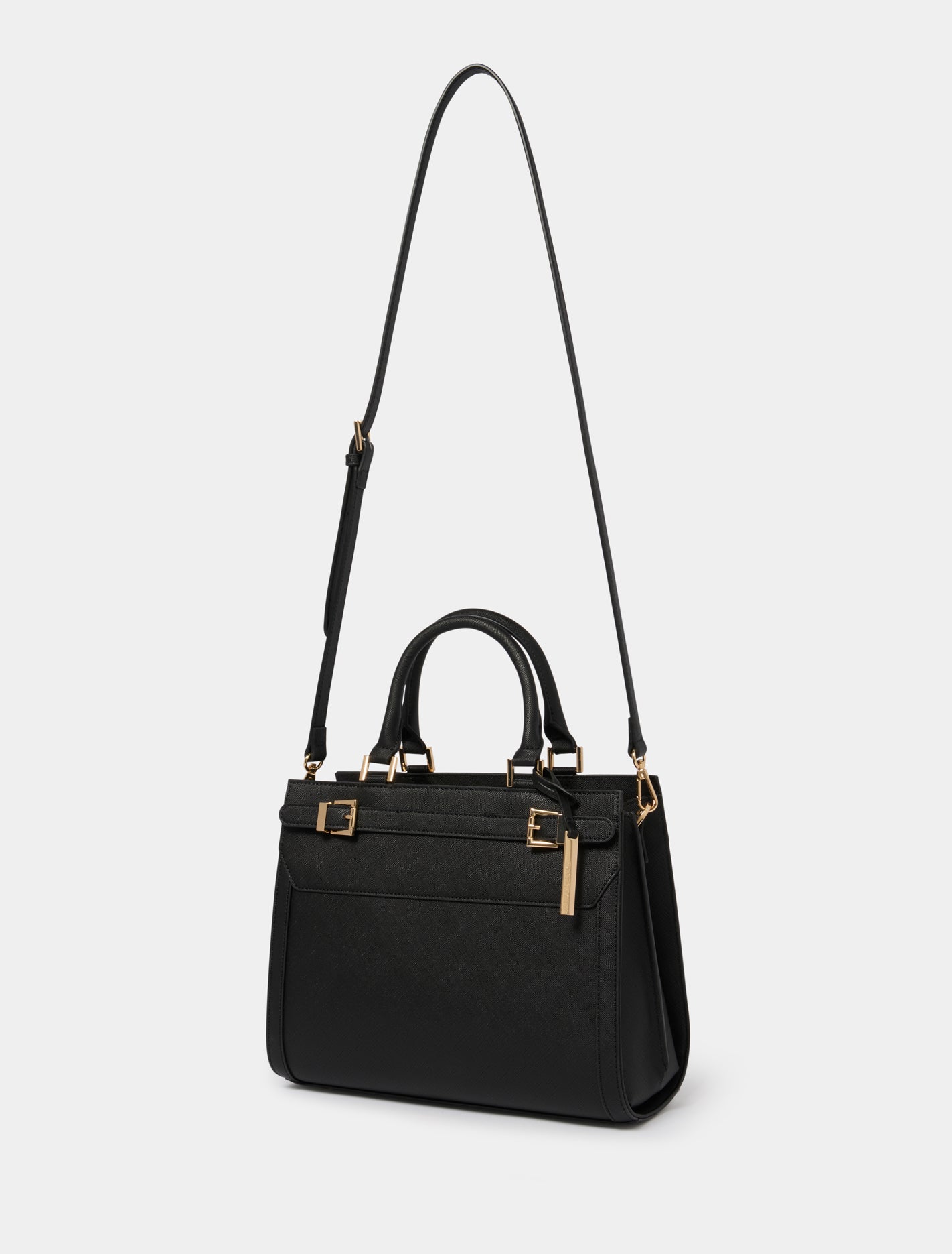 Zoe Medium Tote Black_mannequin