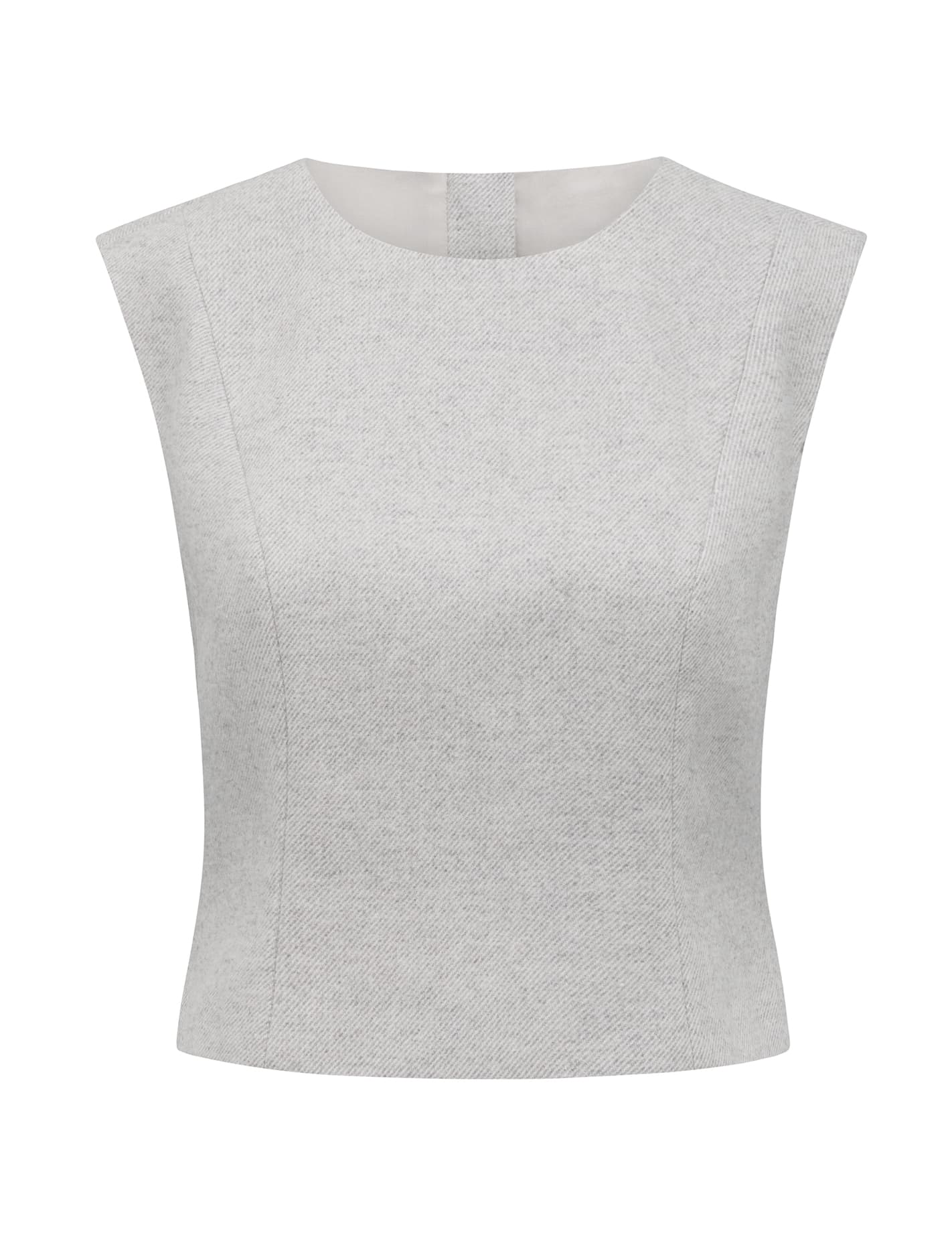 Stevie Twill Top Grey Set_mannequin