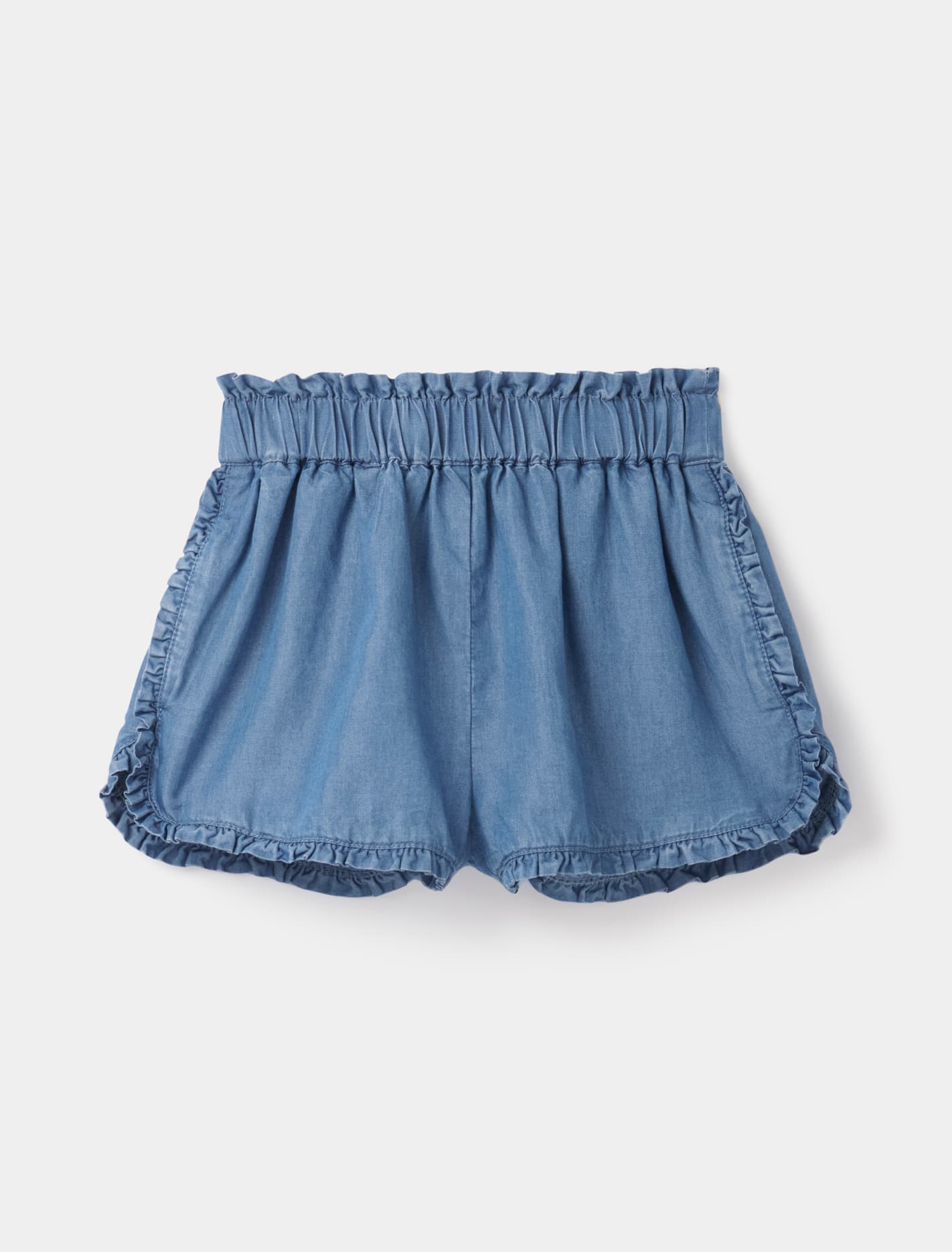 Hazel Paperbag Girls Short Sun Bleached Blue_mannequin