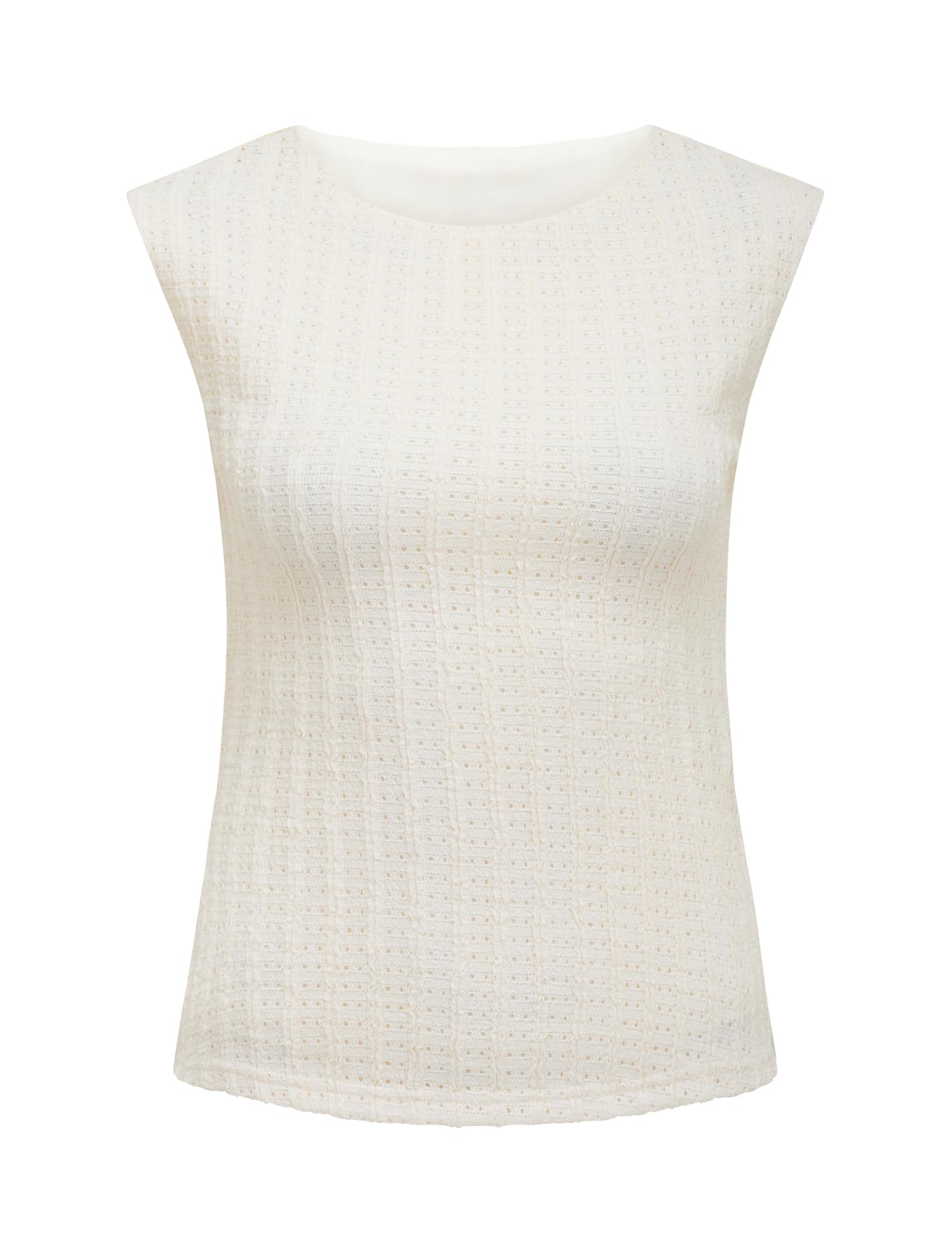 Carson Textured Top Cream_mannequin