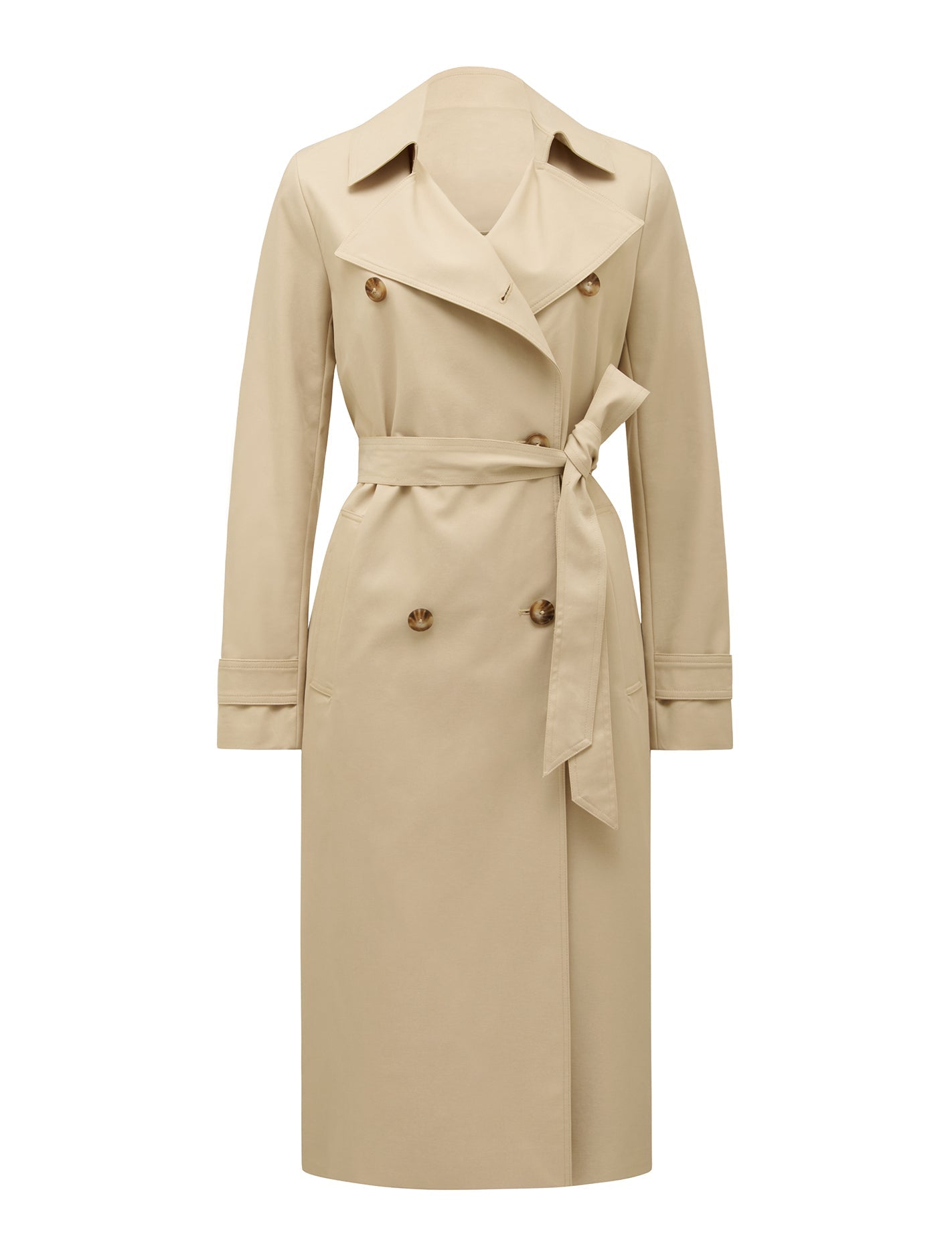 Stacey Soft Trench Coat Stone_mannequin