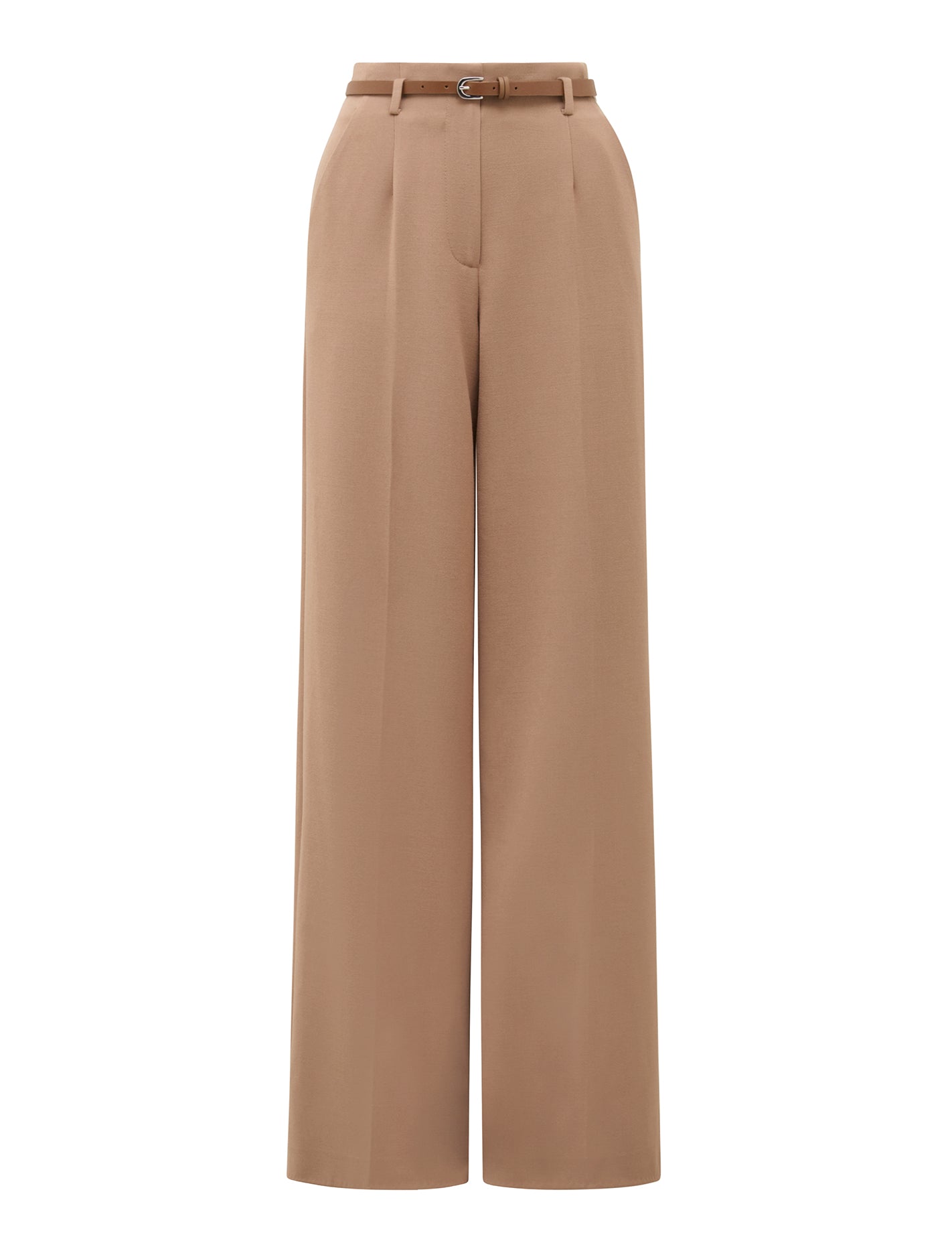 Chantelle Belted Wide Leg Pants Fawn_mannequin