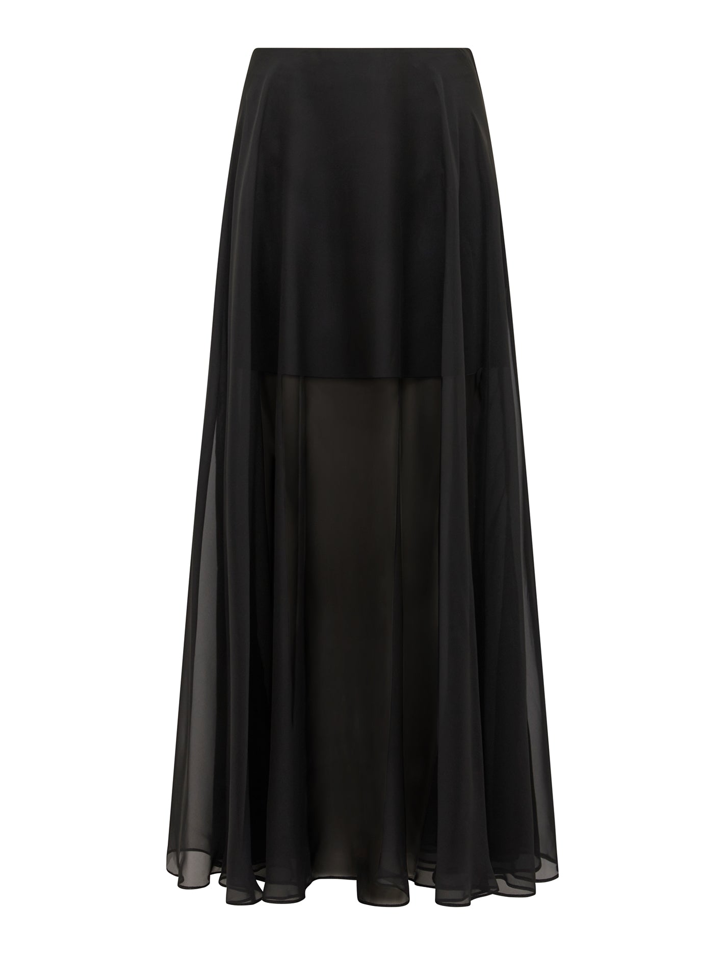 Lisette Sheer Maxi Skirt Black_mannequin