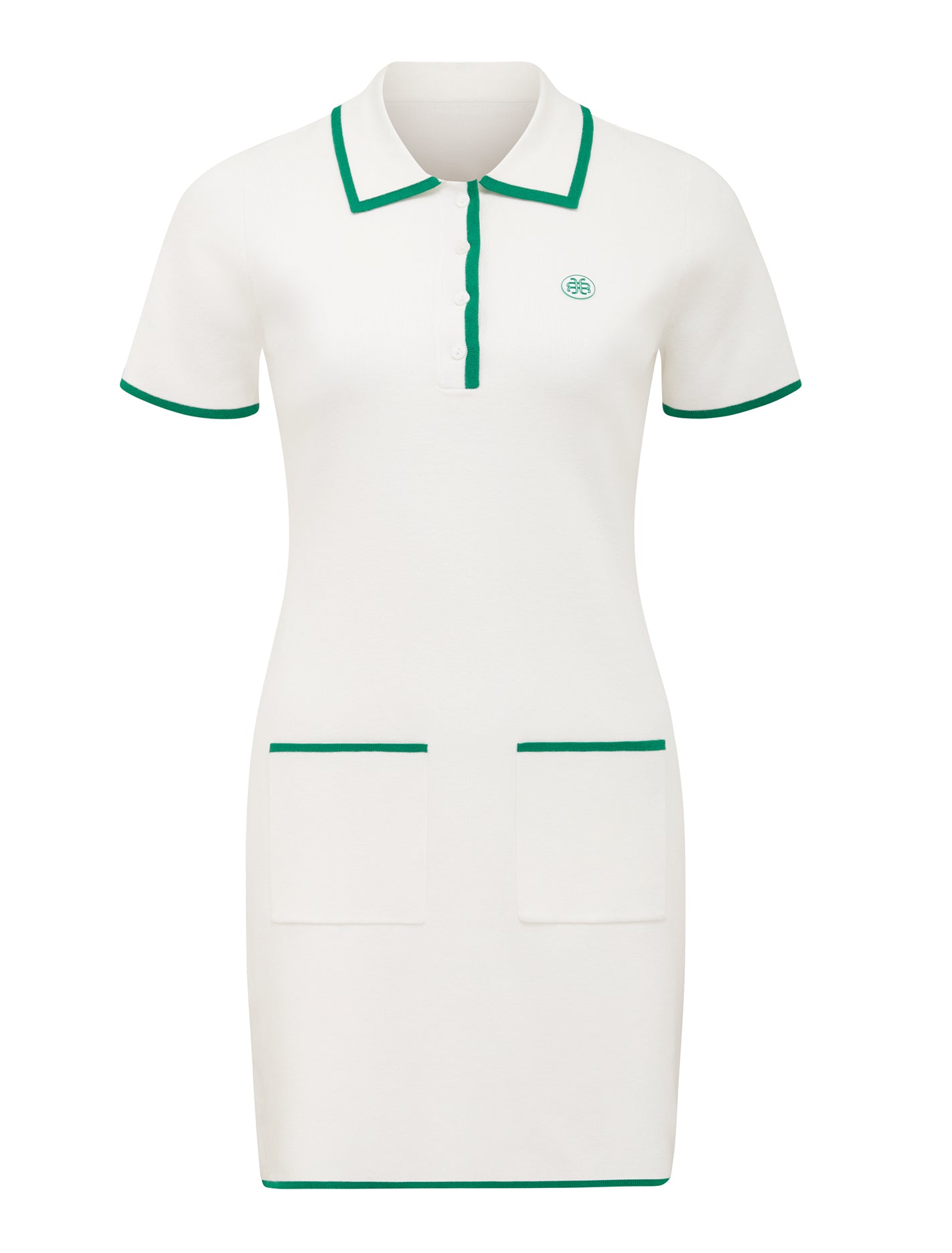 Elena Tipped Tennis Dress Porcelain_mannequin