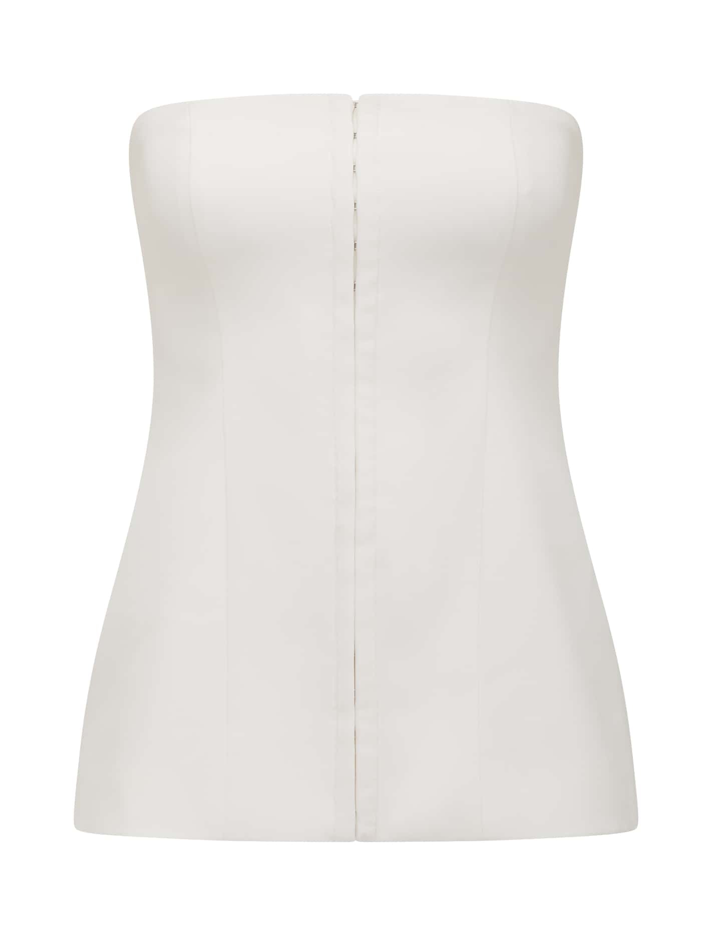 Sammy Strapless Bustier Porcelain_mannequin