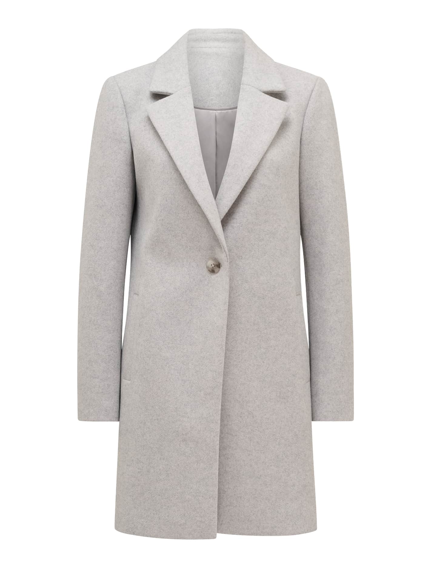 Cassie Single Breasted Coatigan Soft Grey Marle_mannequin