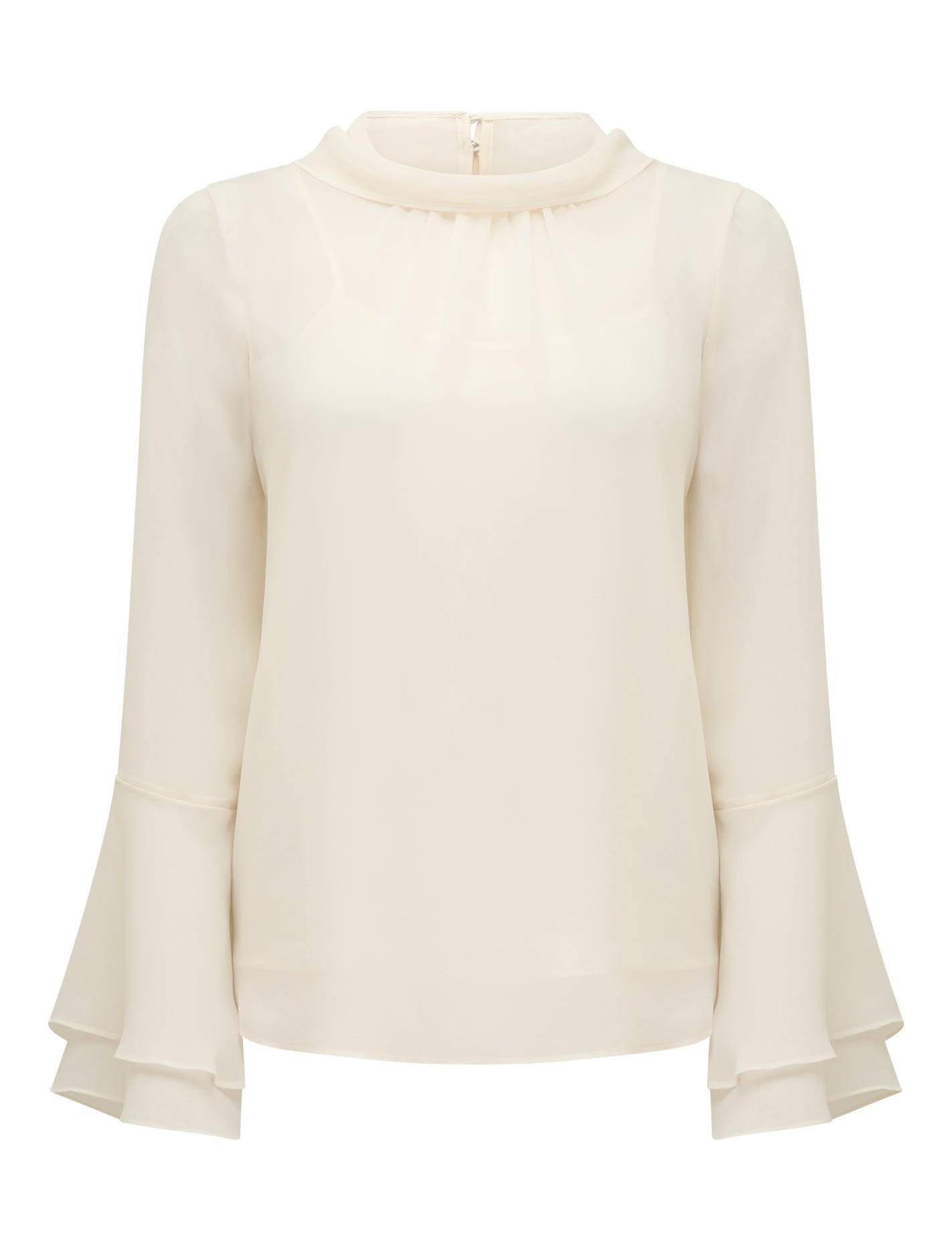 Edwina Sheer Blouse Porcelain_mannequin
