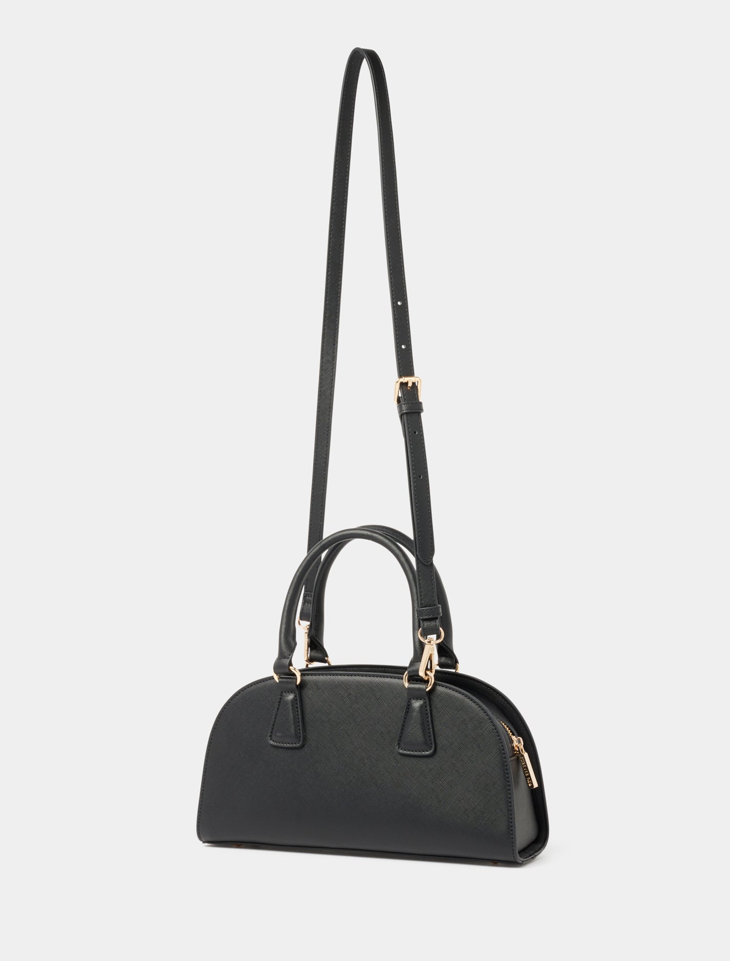 Marina Bowler Bag Black_mannequin