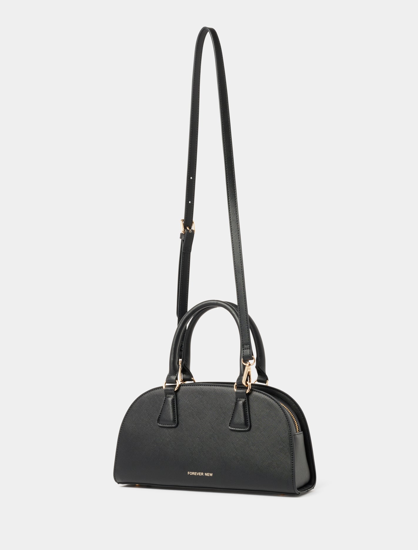 Marina Bowler Bag Black_mannequin