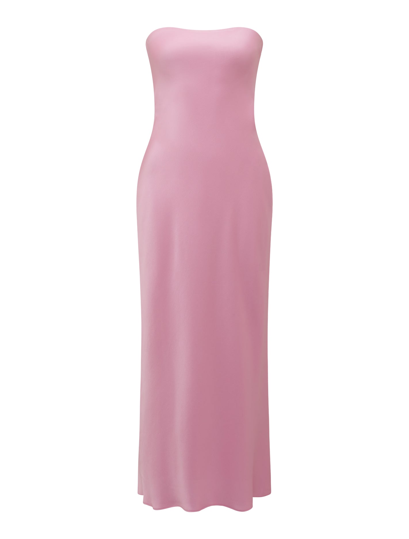 Nicola Strapless Satin Maxi Sweet Pink_mannequin