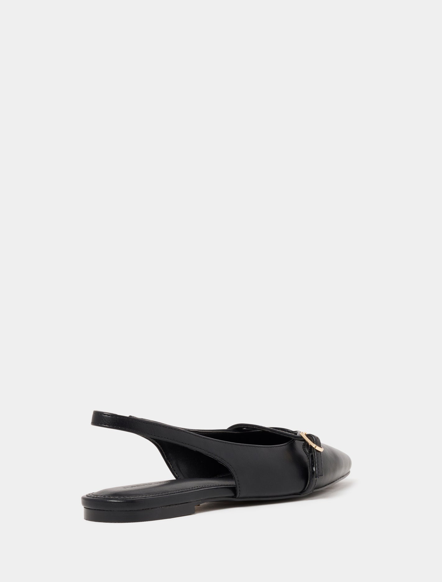 Ivy Flat Slingback Shoes Black_mannequin