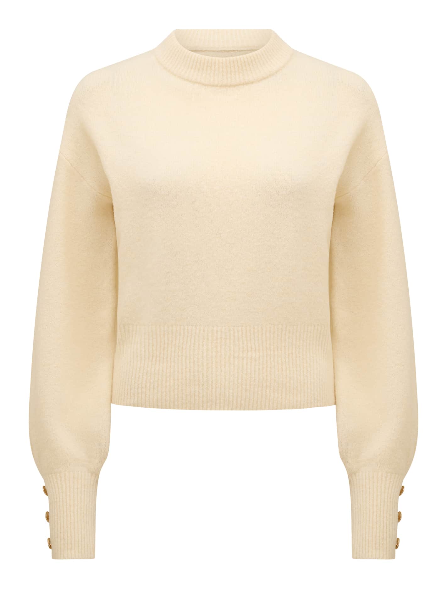 Millie Crew Neck Jumper Butter_mannequin