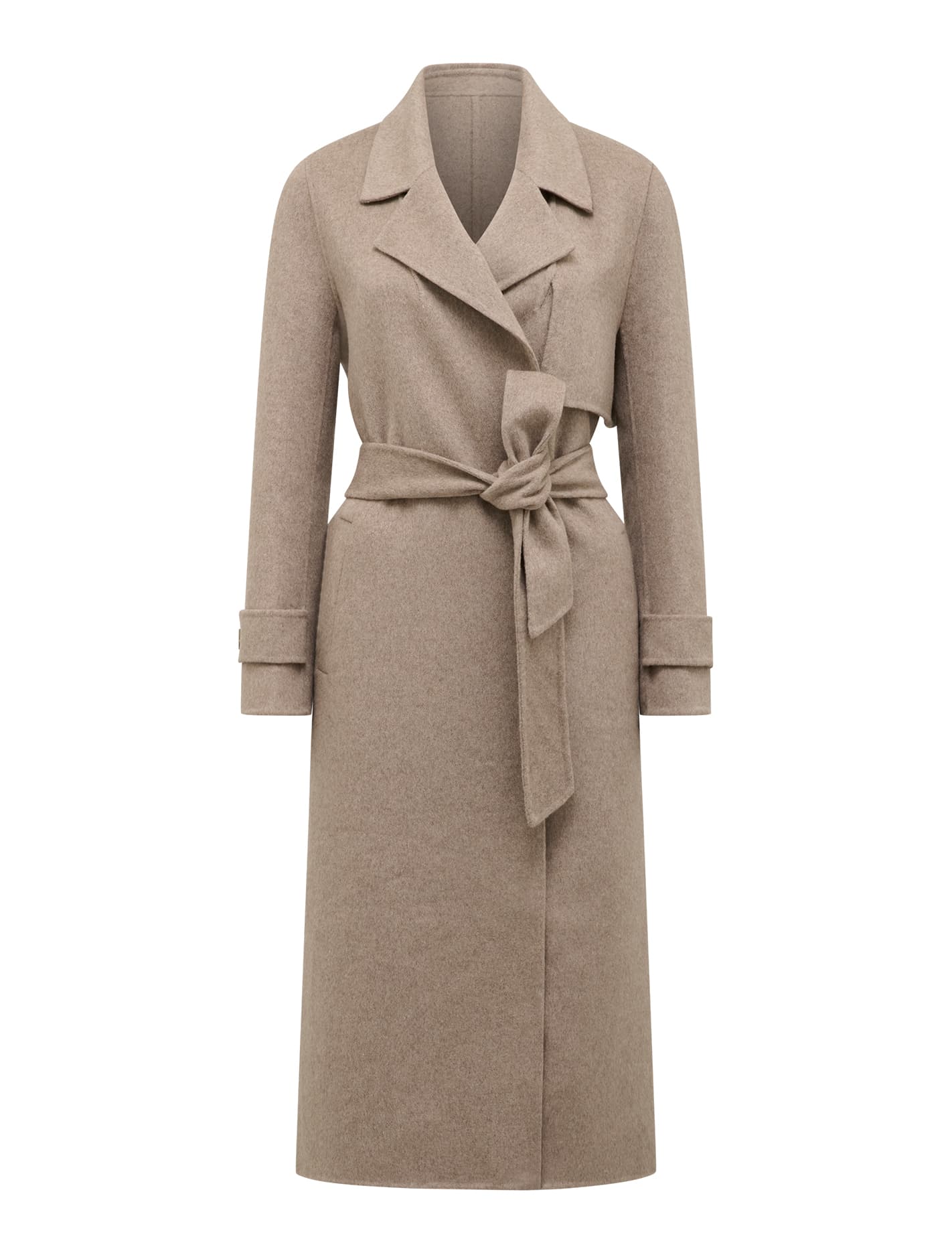 Elise Felled Trench Taupe_mannequin
