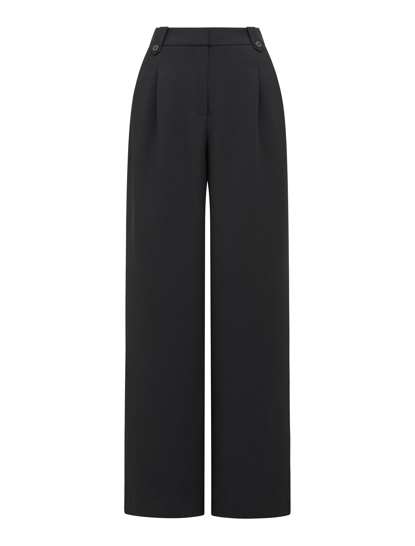 Desiree Button Straight Leg Pant Black_mannequin