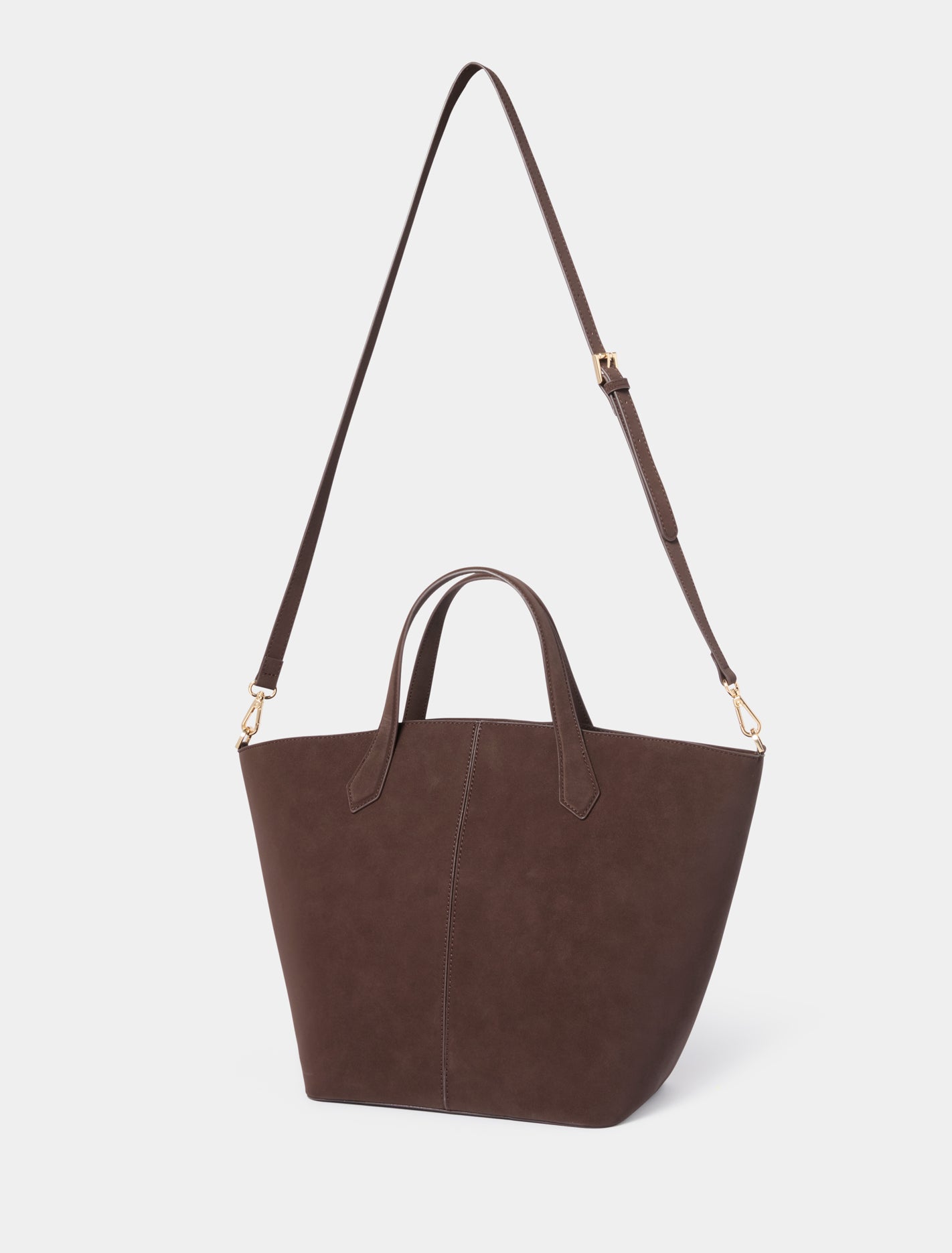 Felicity Tote Bag Chocolate_mannequin