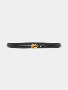 Sophia Scroll Waist Belt Black_mannequin
