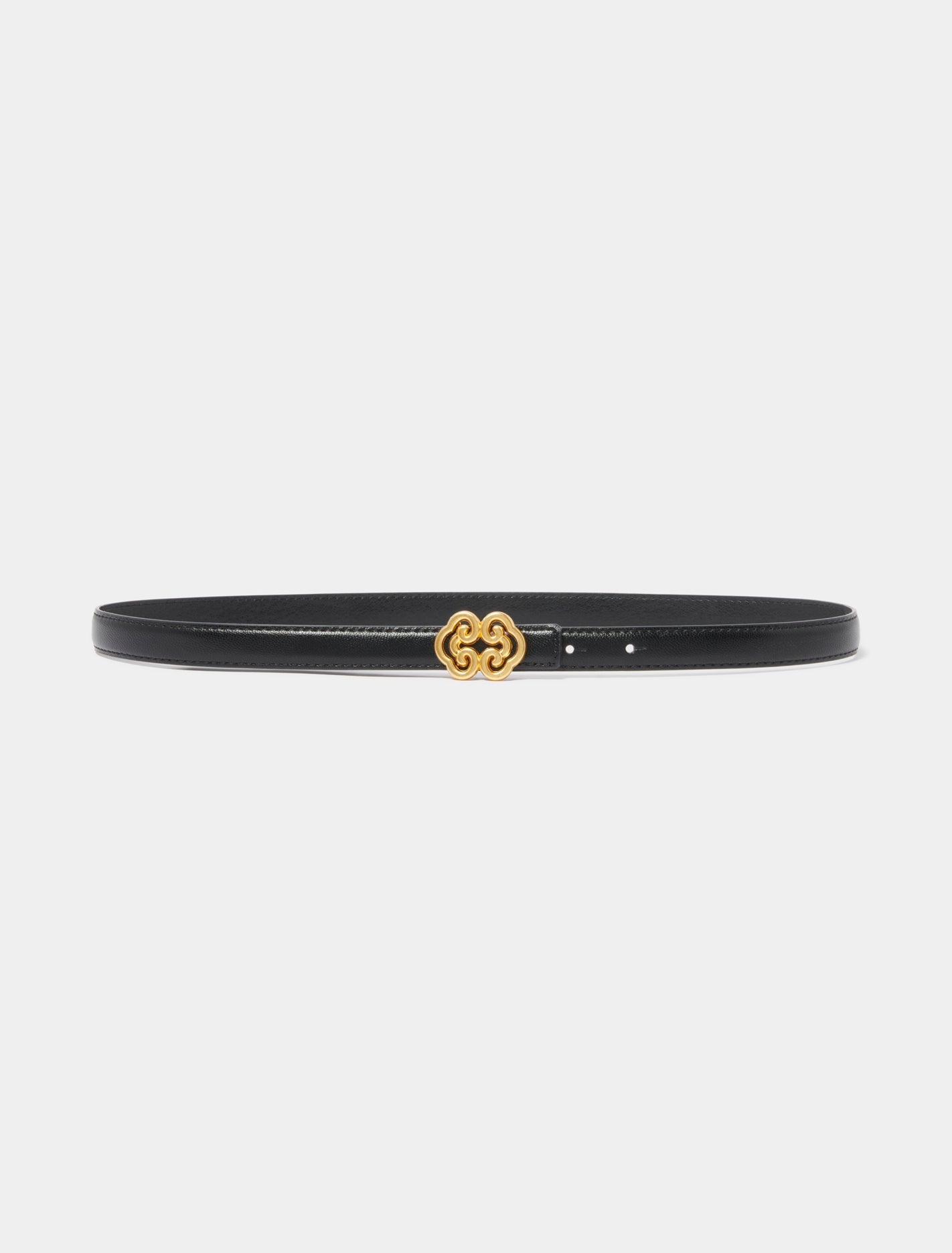 Sophia Scroll Waist Belt Black_mannequin