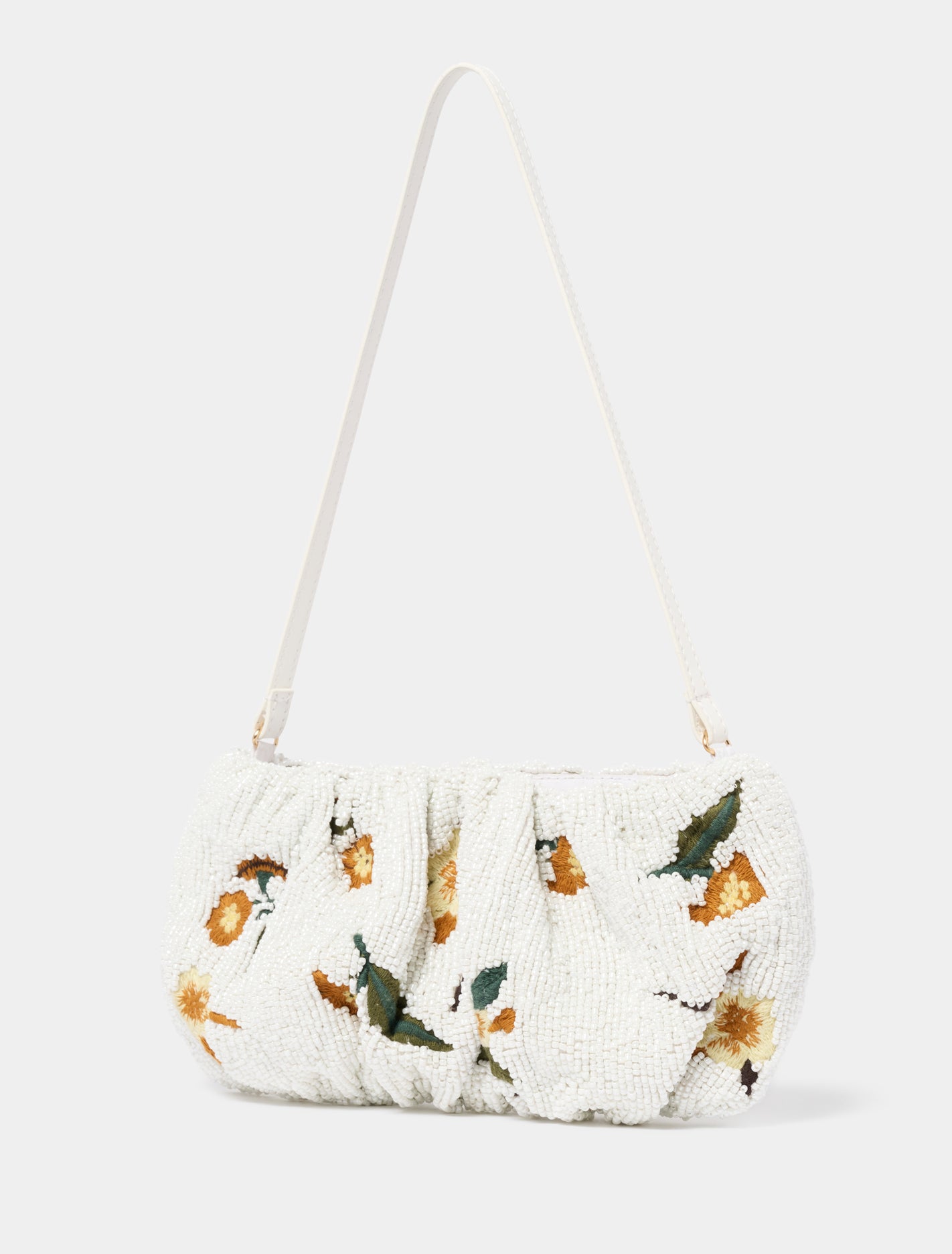 Ronda Beaded Shoulder Bag Floral Multi_mannequin