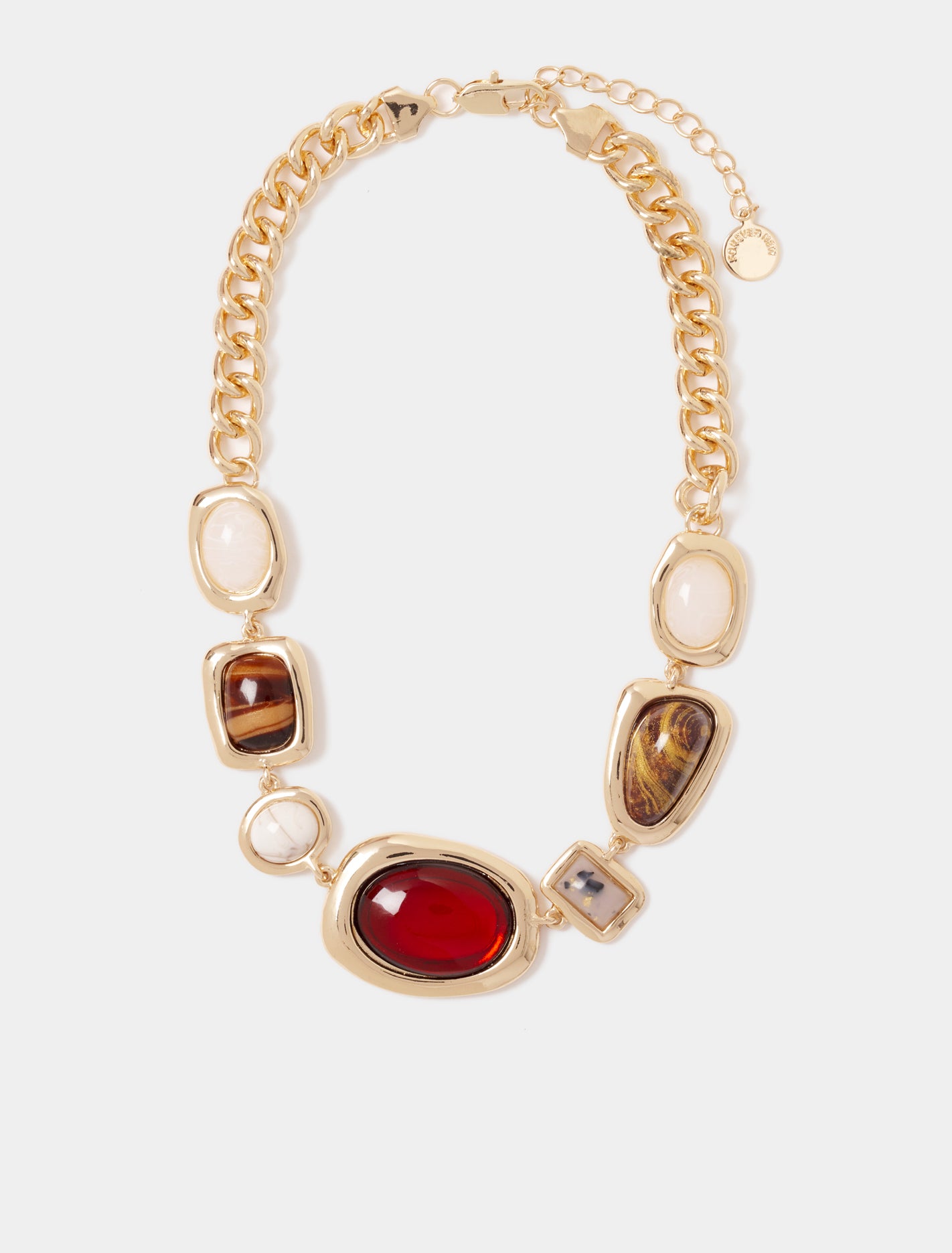 Signature Sylvia Stone Necklace Multi_mannequin