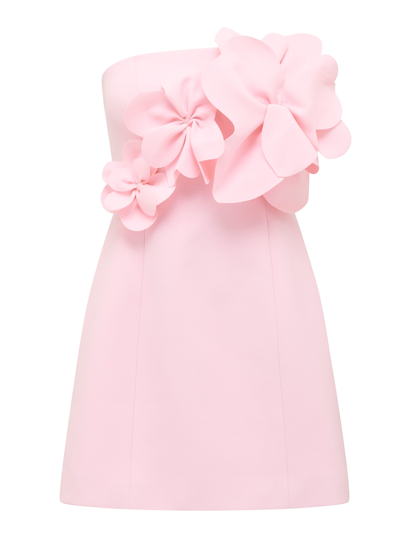 Tessa Flower Mini Dress Soft Pink_mannequin