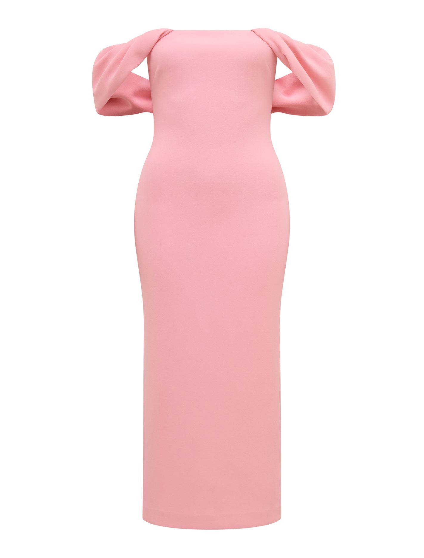 Jacinta Off-Shoulder Bodycon Midi Dress Prism Pink_mannequin