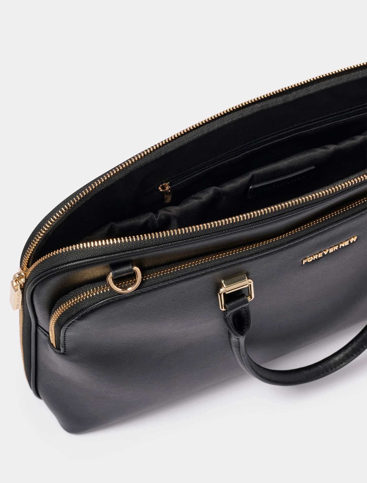 Anita Slimline Laptop Bag Black_mannequin