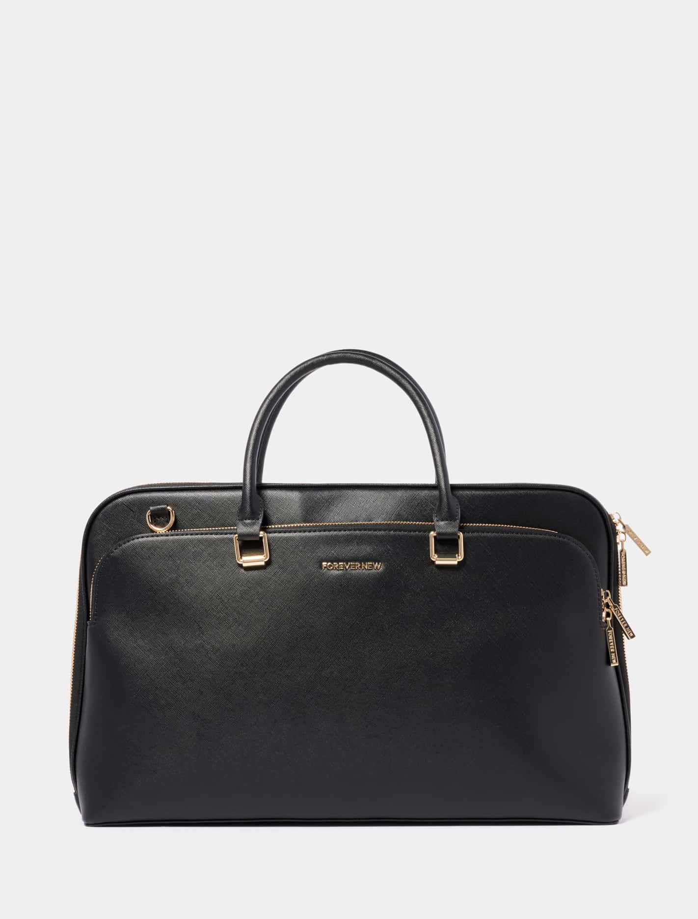 Anita Slimline Laptop Bag Black_mannequin