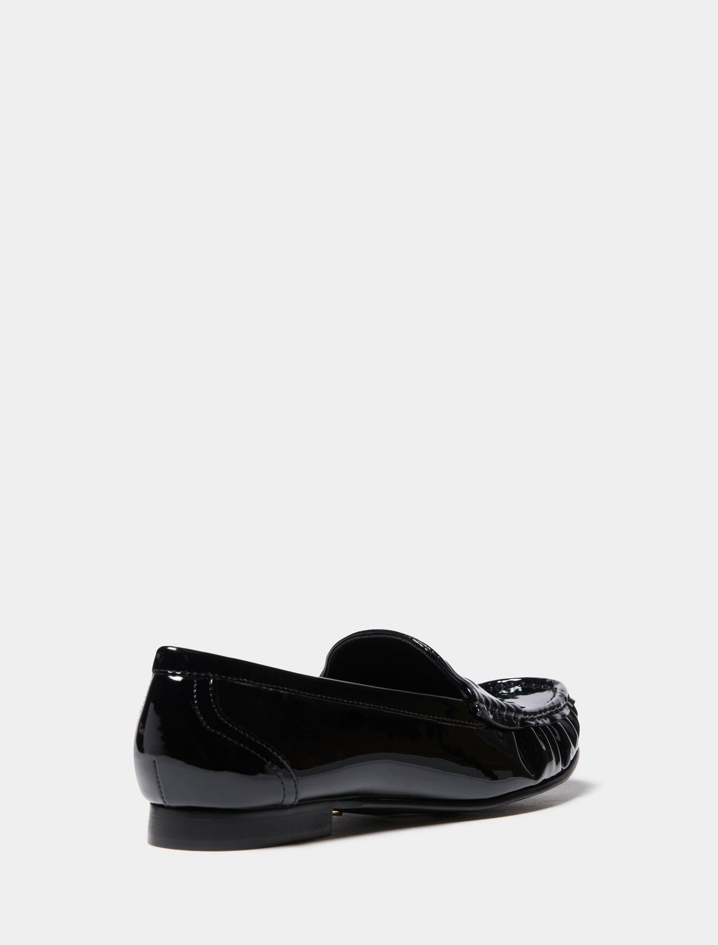 Pheobe Penny Moc Flat Loafers Black_mannequin