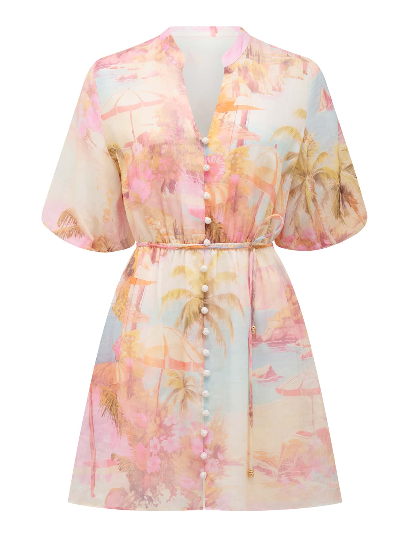 Franny Mini Shirt Dress Soft Italian Holiday_mannequin