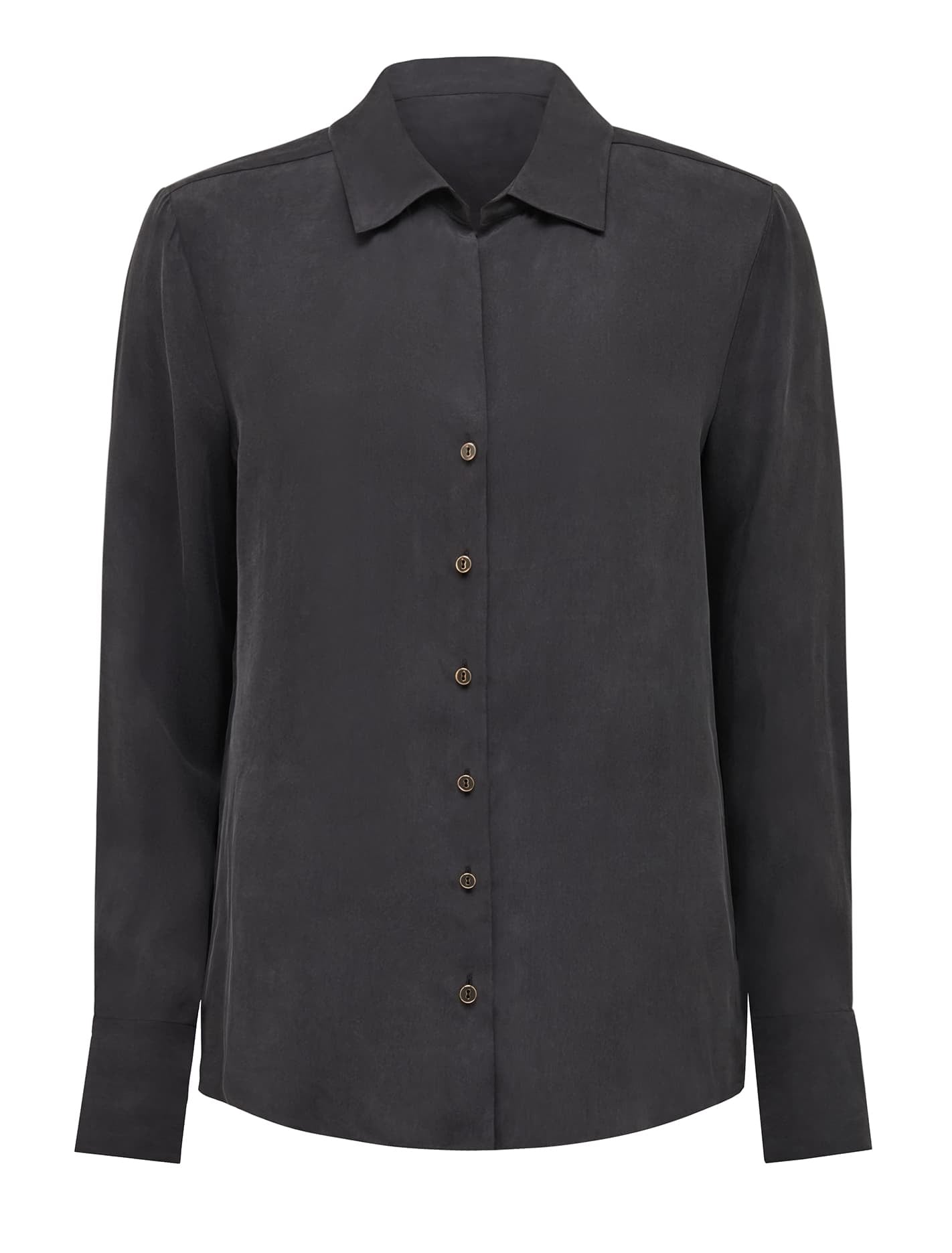 Bonnie Cupro Shirt Black_mannequin
