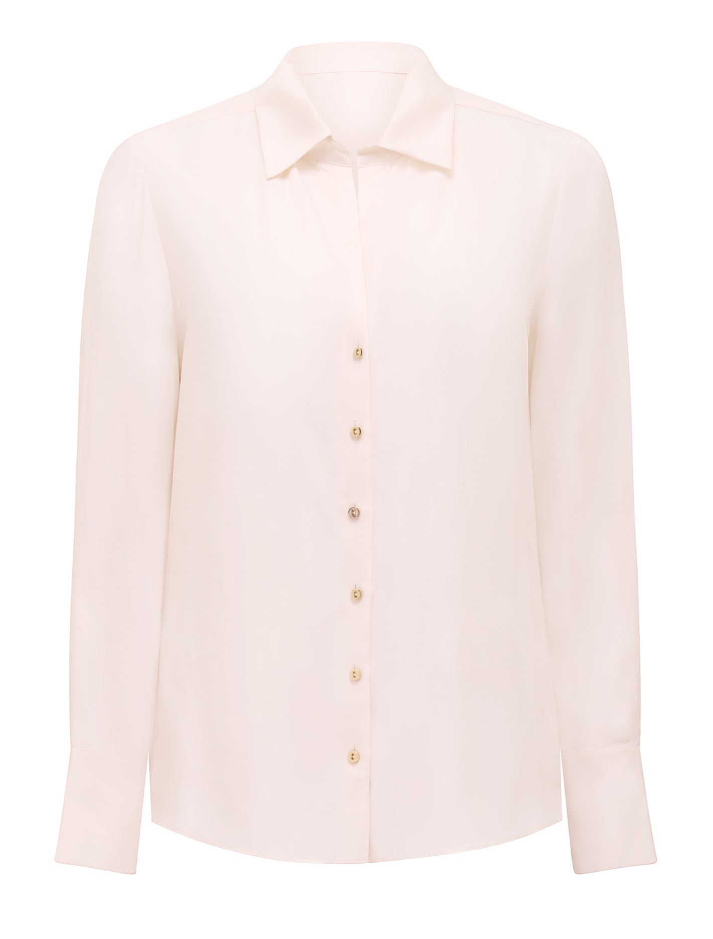 Bonnie Cupro Shirt Bone_mannequin